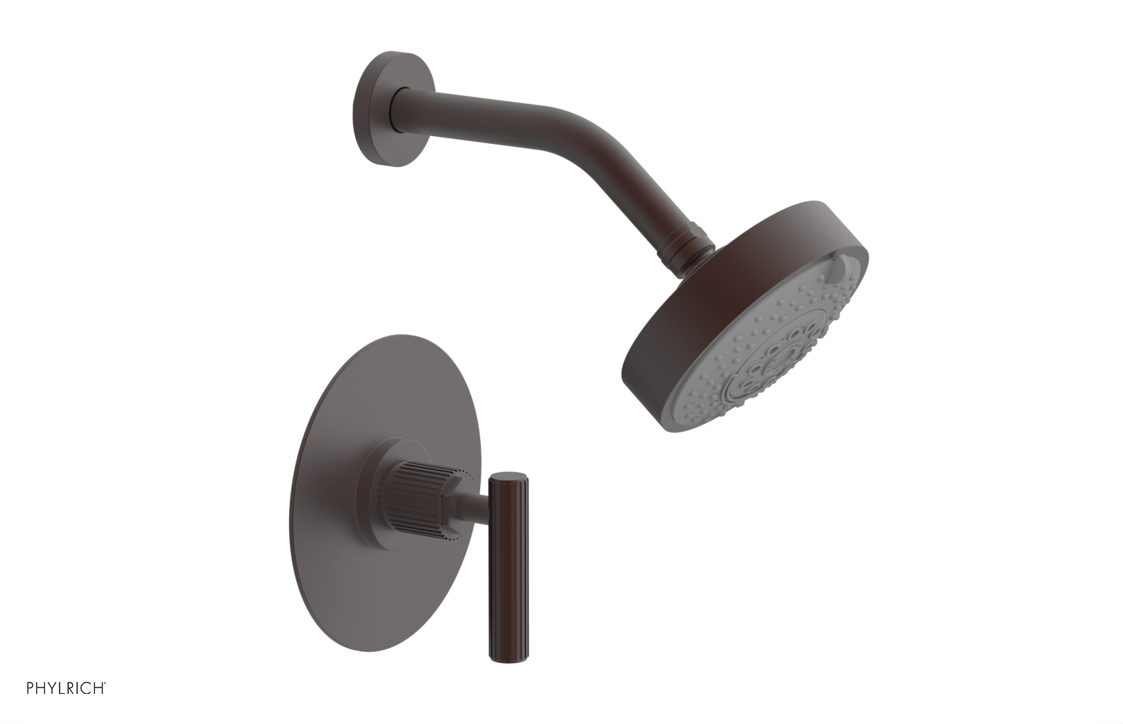 DUSTRIE - Pressure Balance Shower Set - Lever Handle - Grooved 370-22