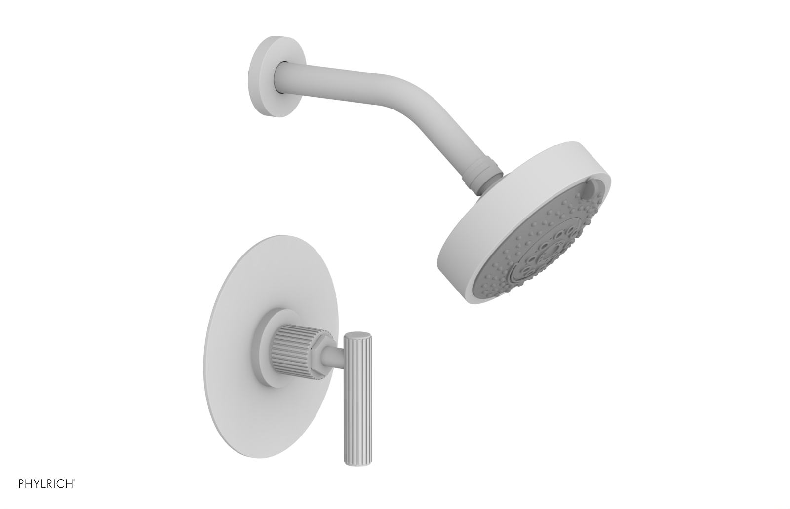 DUSTRIE - Pressure Balance Shower Set - Lever Handle - Grooved 370-22