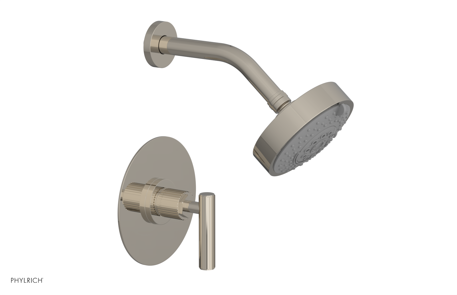 DUSTRIE - Pressure Balance Shower Set - Lever Handle - Grooved 370-22