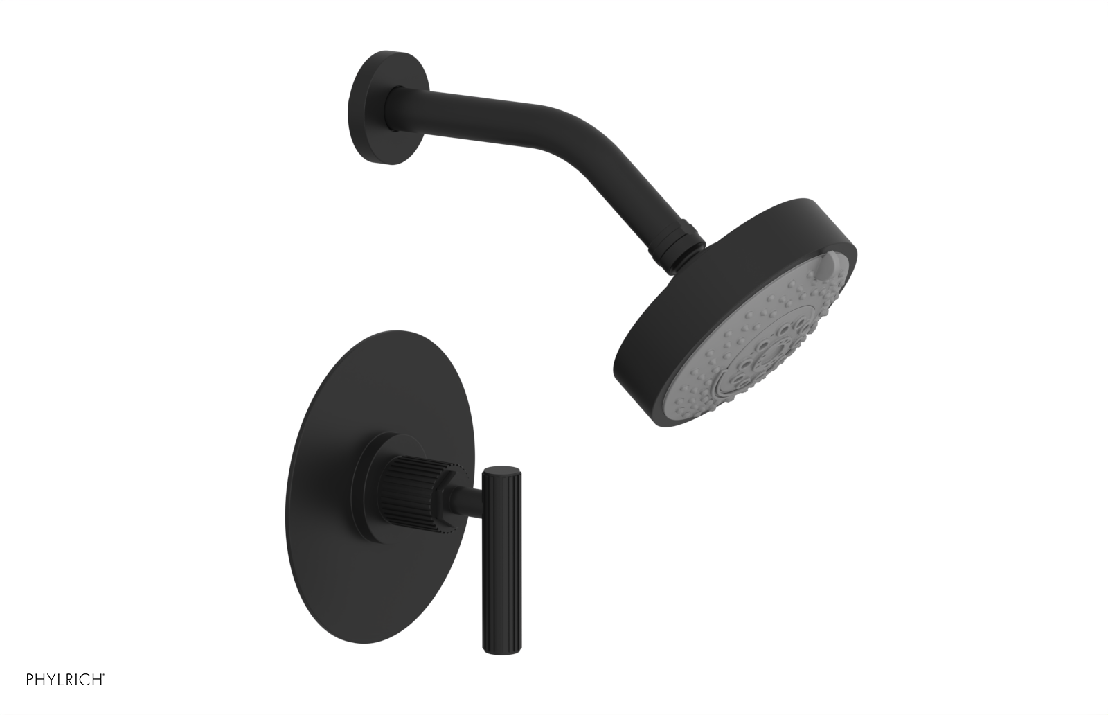 DUSTRIE - Pressure Balance Shower Set - Lever Handle - Grooved 370-22