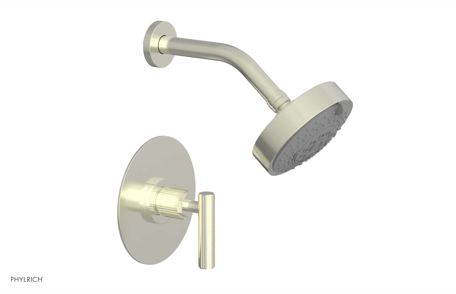 DUSTRIE - Pressure Balance Shower Set - Lever Handle - Grooved 370-22