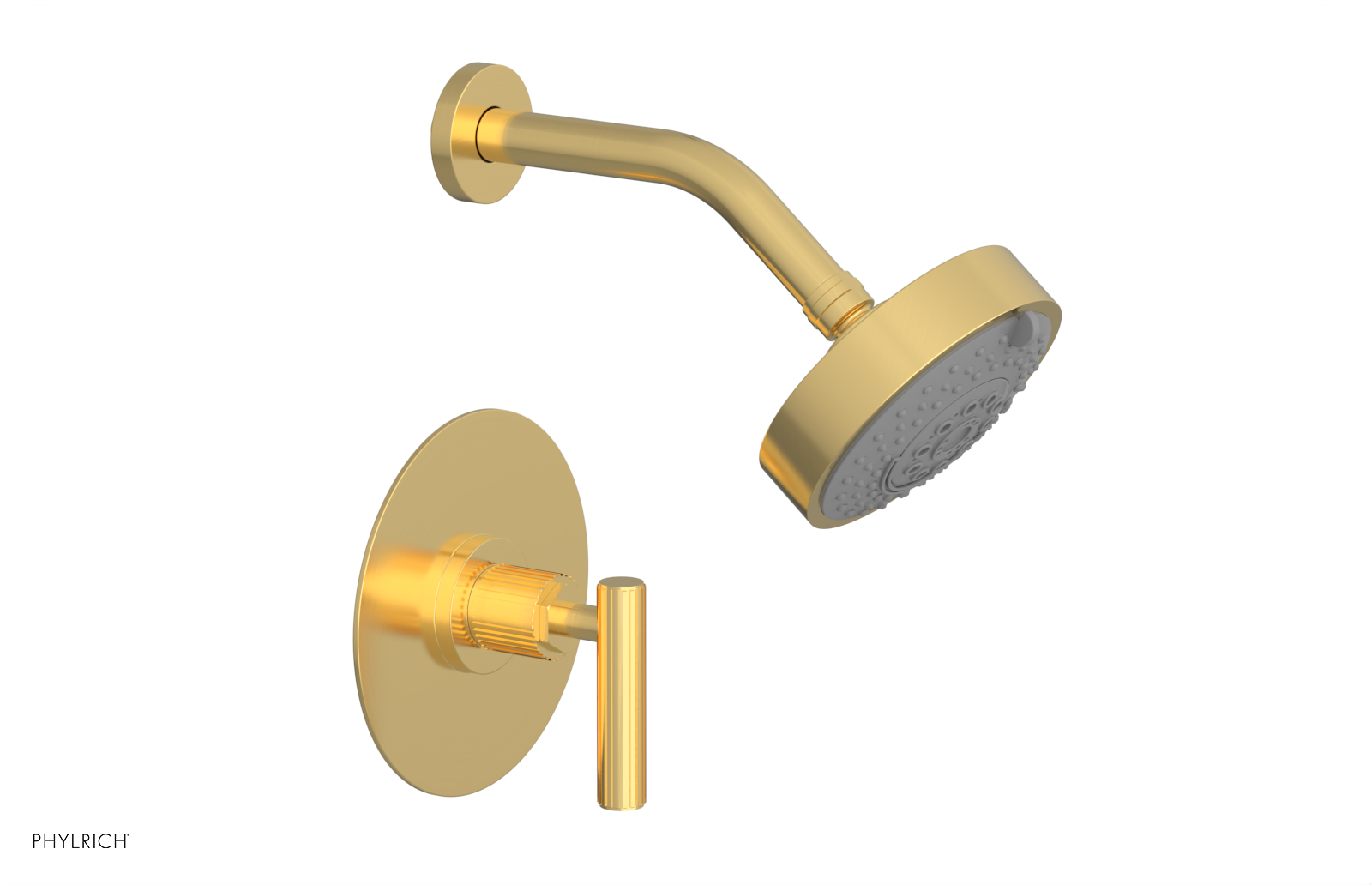 DUSTRIE - Pressure Balance Shower Set - Lever Handle - Grooved 370-22