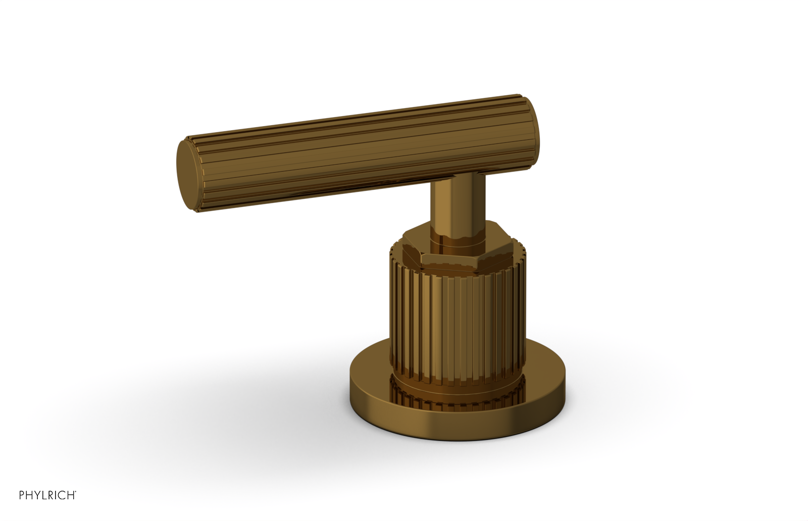 DUSTRIE - Volume Control/Diverter Trim - Lever Handle - Grooved 370-36