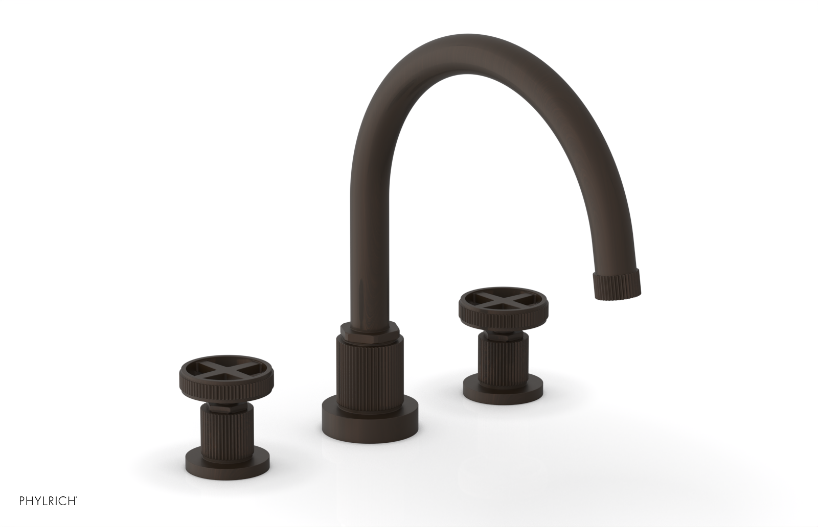 DUSTRIE - Deck Tub Set - Cross Handles - Grooved 370-40