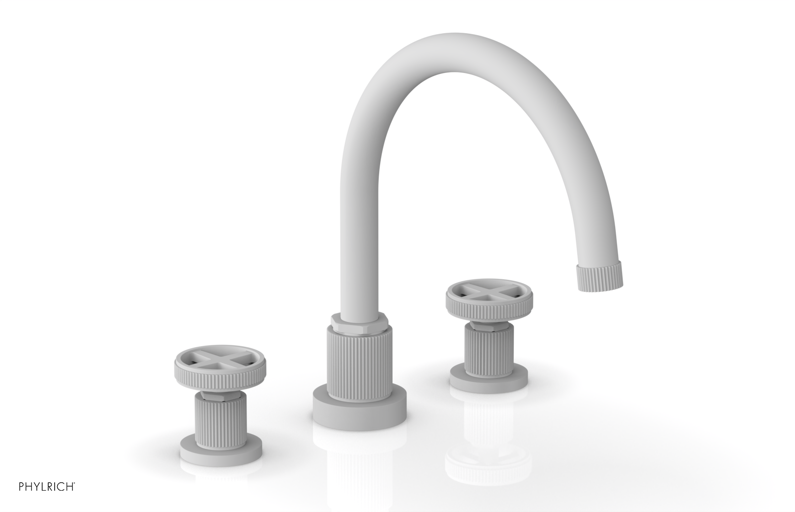 DUSTRIE - Deck Tub Set - Cross Handles - Grooved 370-40