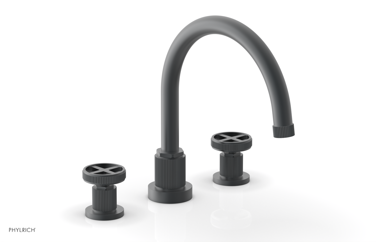 DUSTRIE - Deck Tub Set - Cross Handles - Grooved 370-40