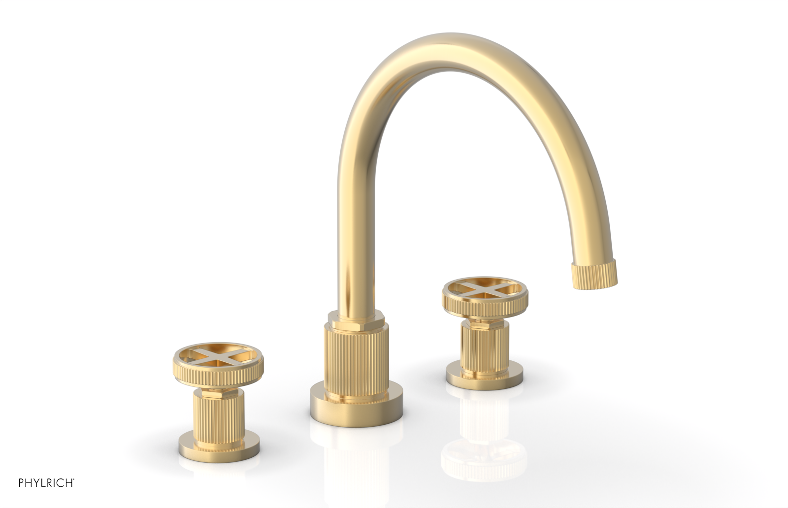 DUSTRIE - Deck Tub Set - Cross Handles - Grooved 370-40