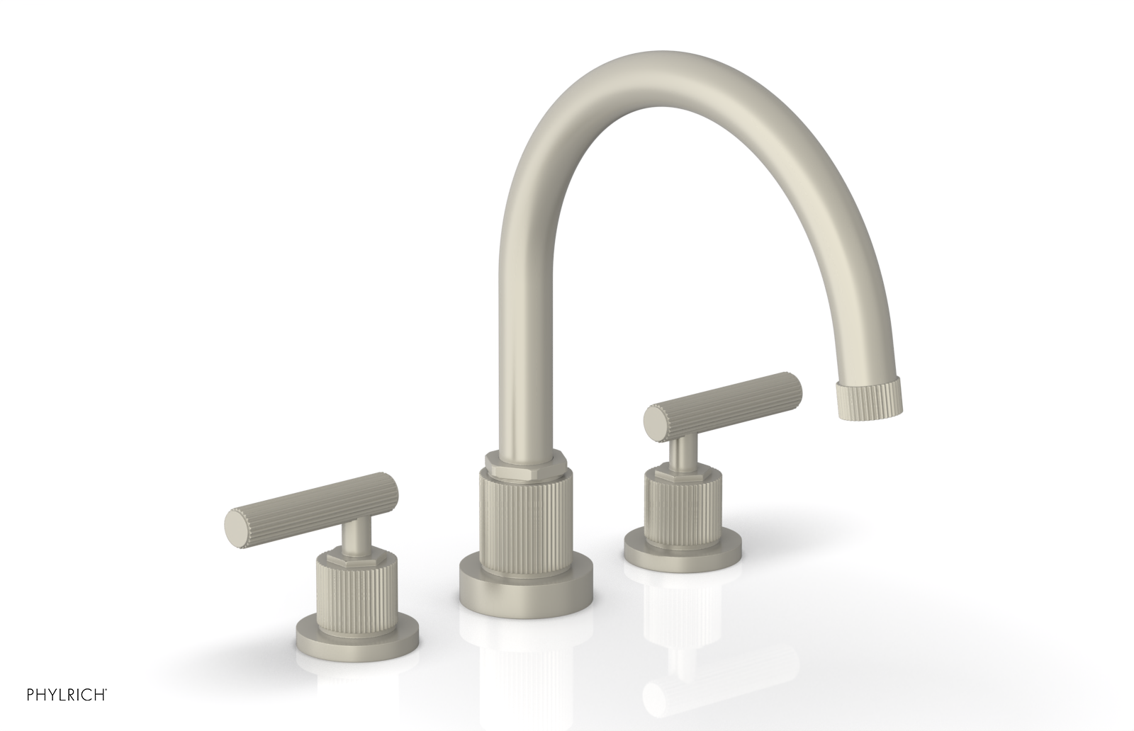 DUSTRIE - Deck Tub Set - Lever Handles - Grooved 370-41