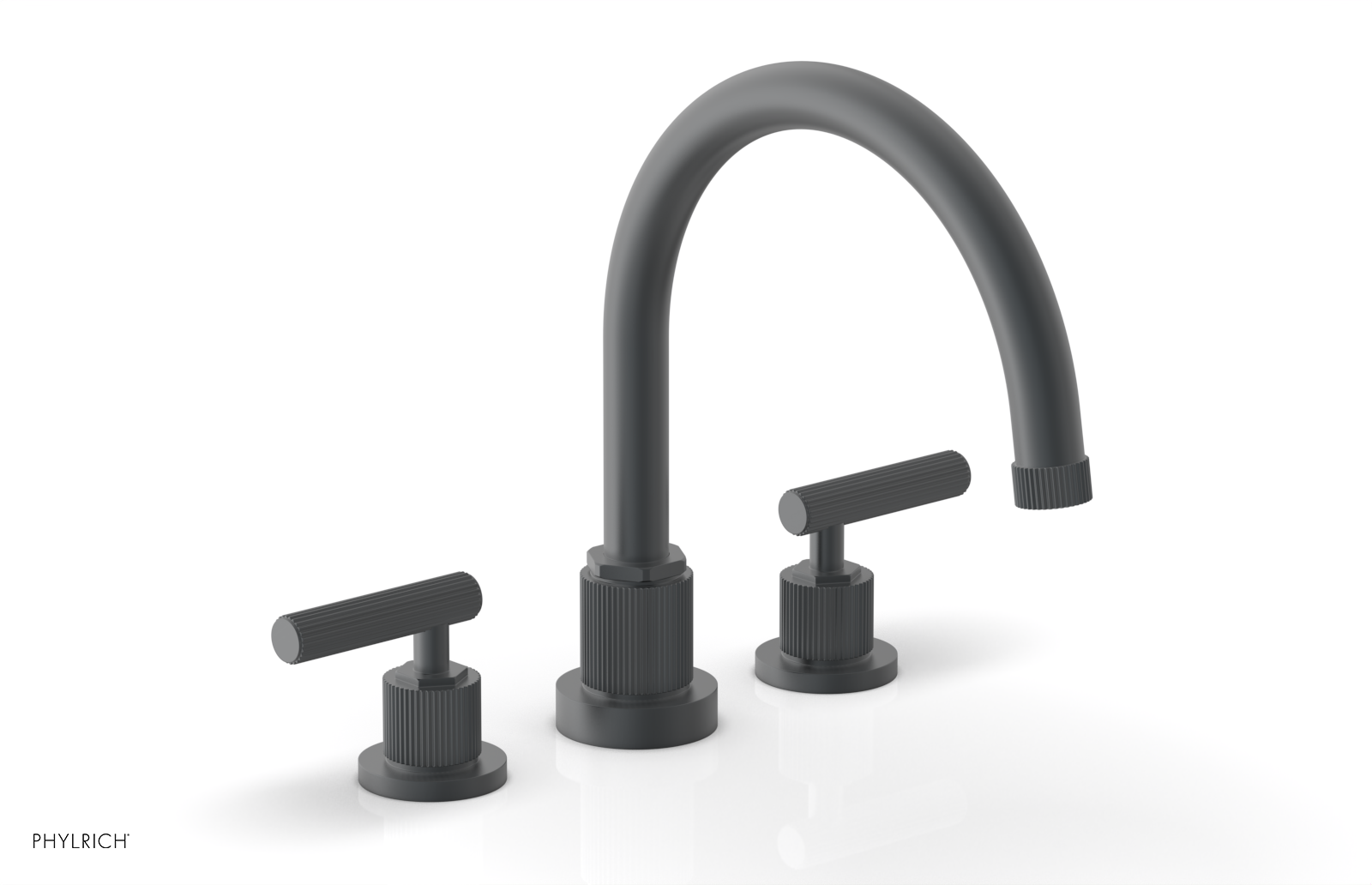 DUSTRIE - Deck Tub Set - Lever Handles - Grooved 370-41