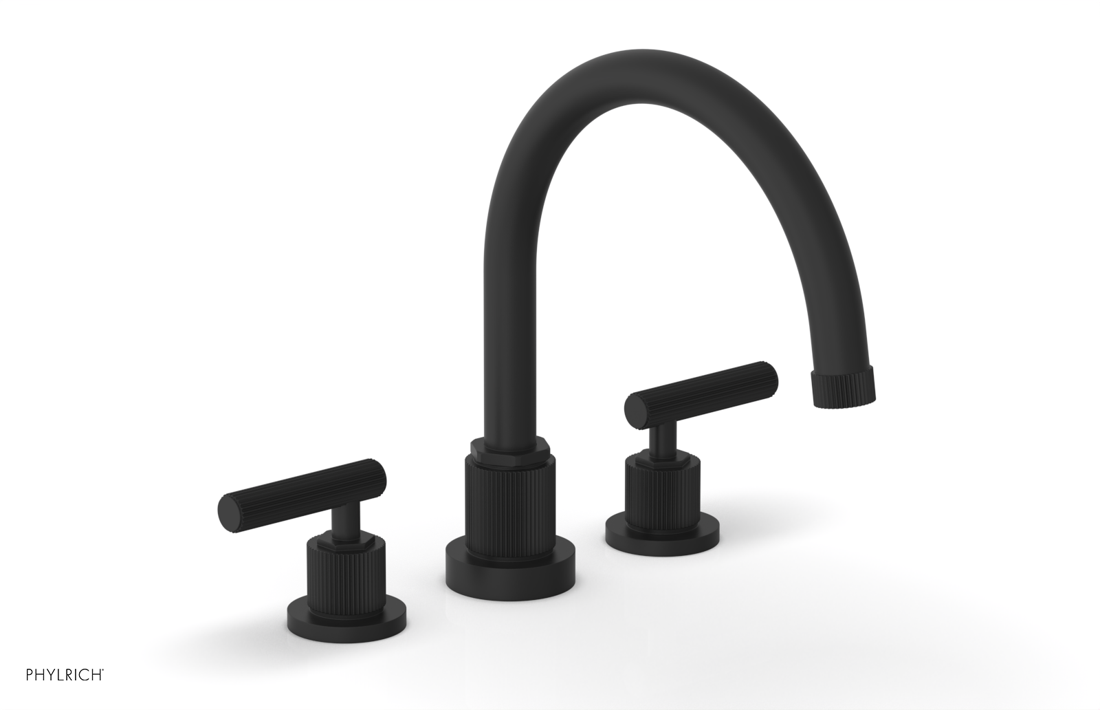 DUSTRIE - Deck Tub Set - Lever Handles - Grooved 370-41