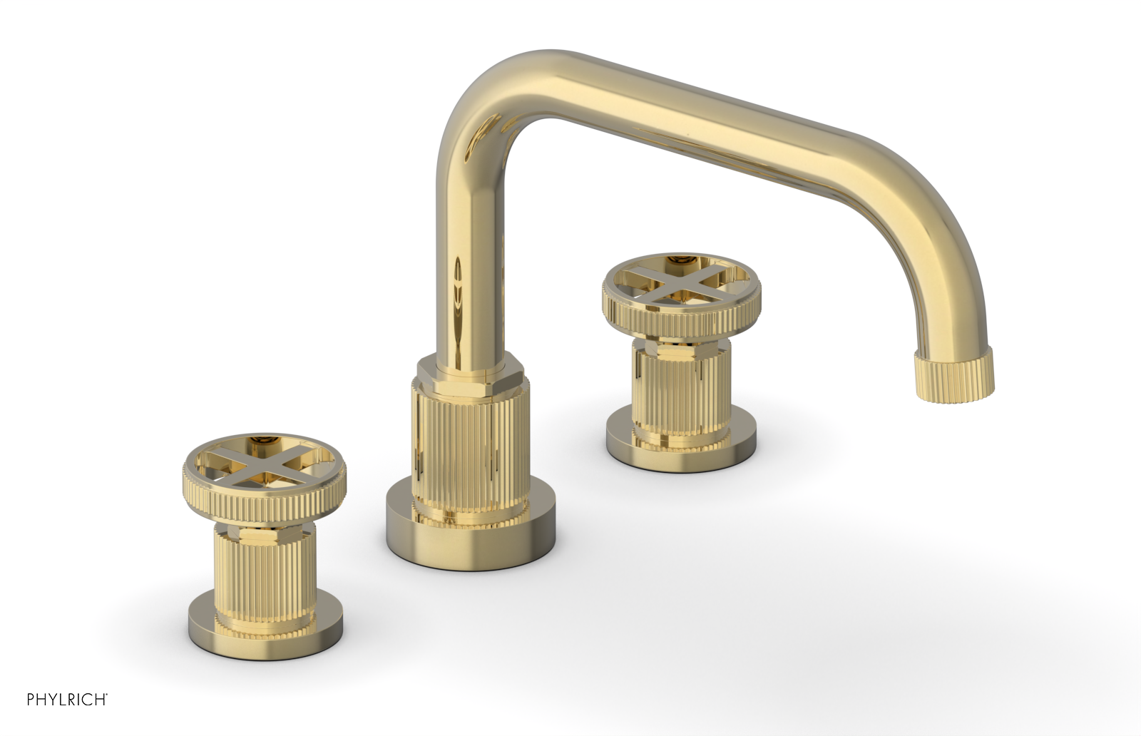 DUSTRIE - Deck Tub Set - Cross Handles - Grooved 370-42