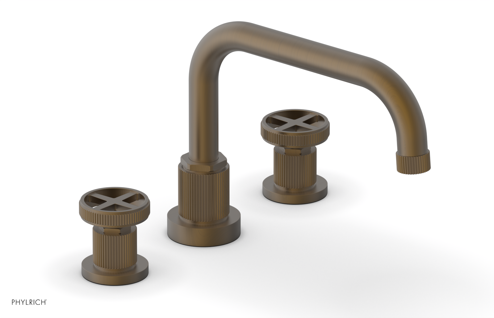 DUSTRIE - Deck Tub Set - Cross Handles - Grooved 370-42