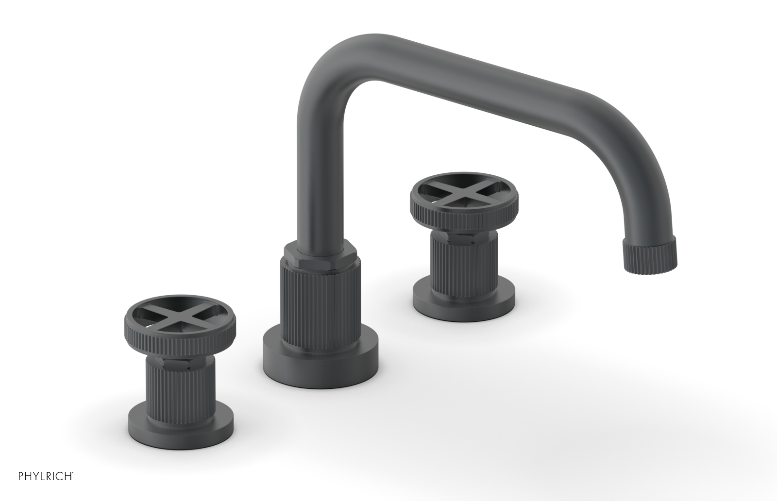 DUSTRIE - Deck Tub Set - Cross Handles - Grooved 370-42