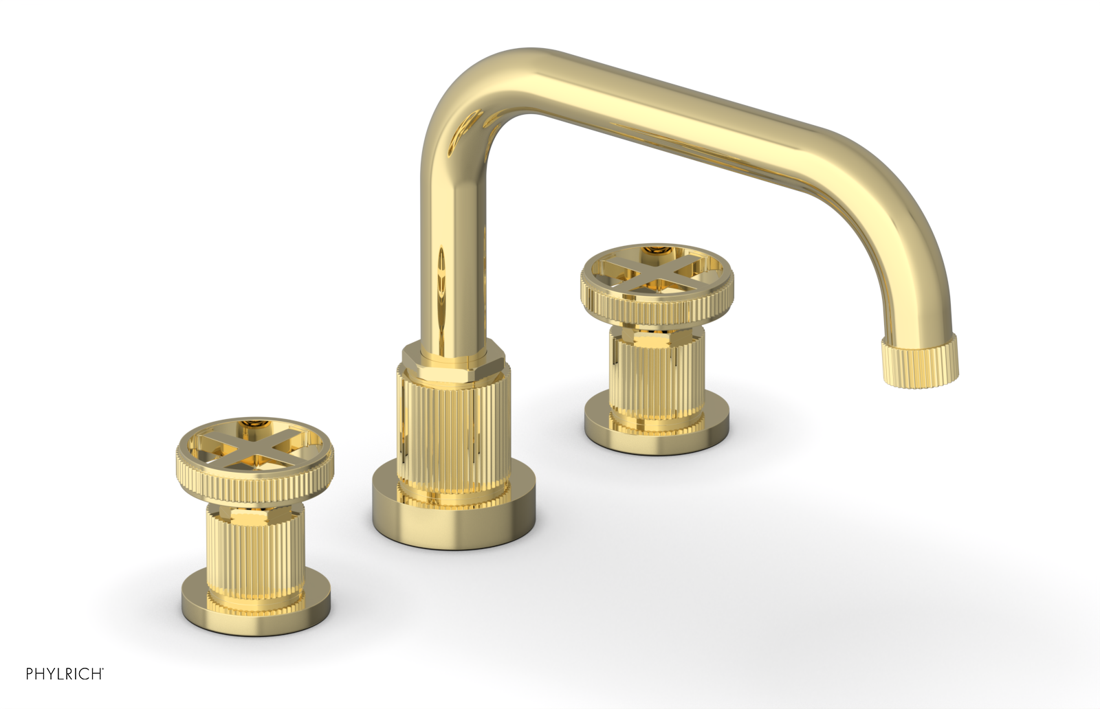 DUSTRIE - Deck Tub Set - Cross Handles - Grooved 370-42