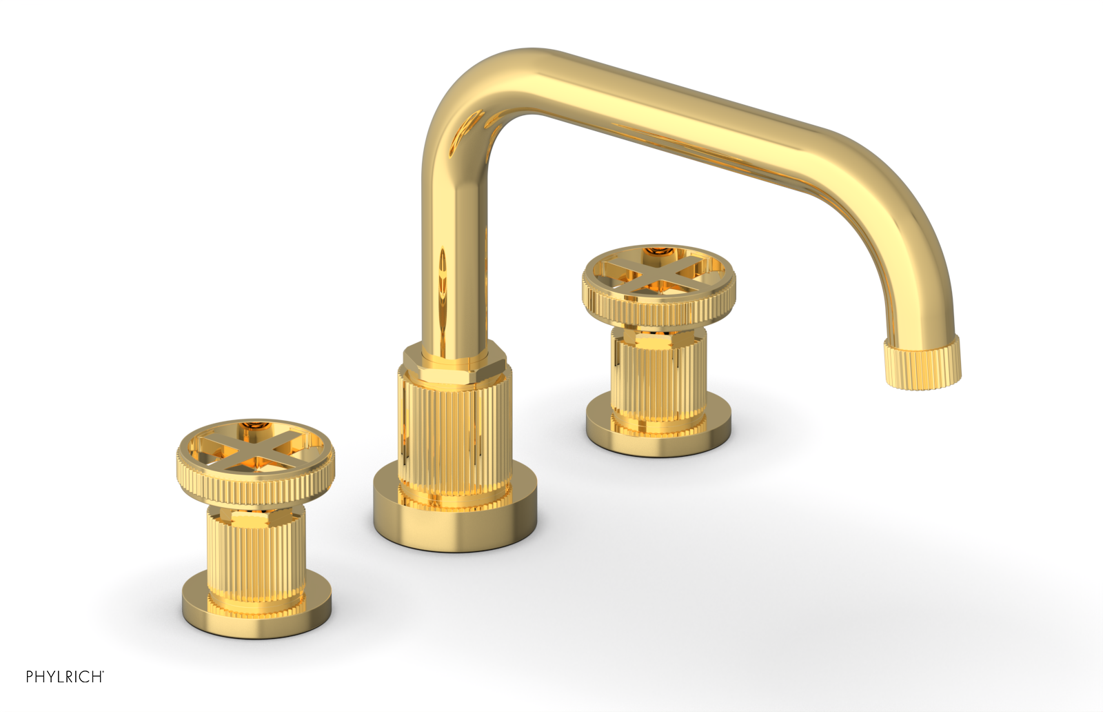 DUSTRIE - Deck Tub Set - Cross Handles - Grooved 370-42