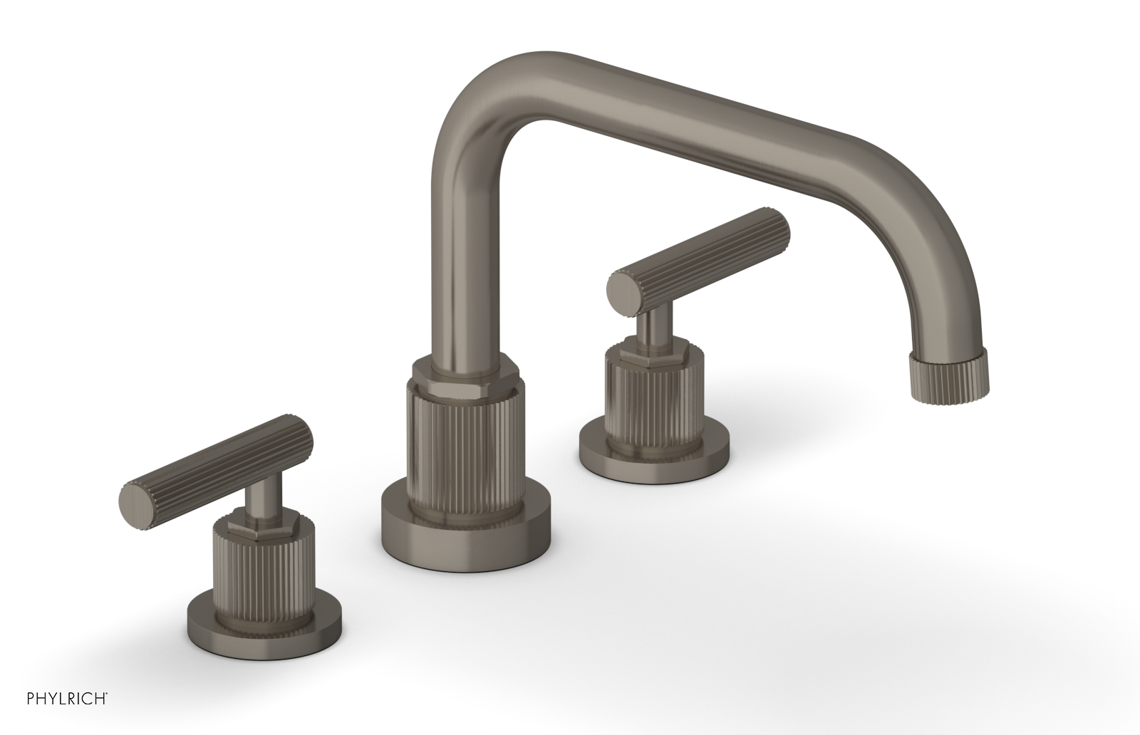 DUSTRIE - Deck Tub Set - Lever Handles - Grooved 370-43