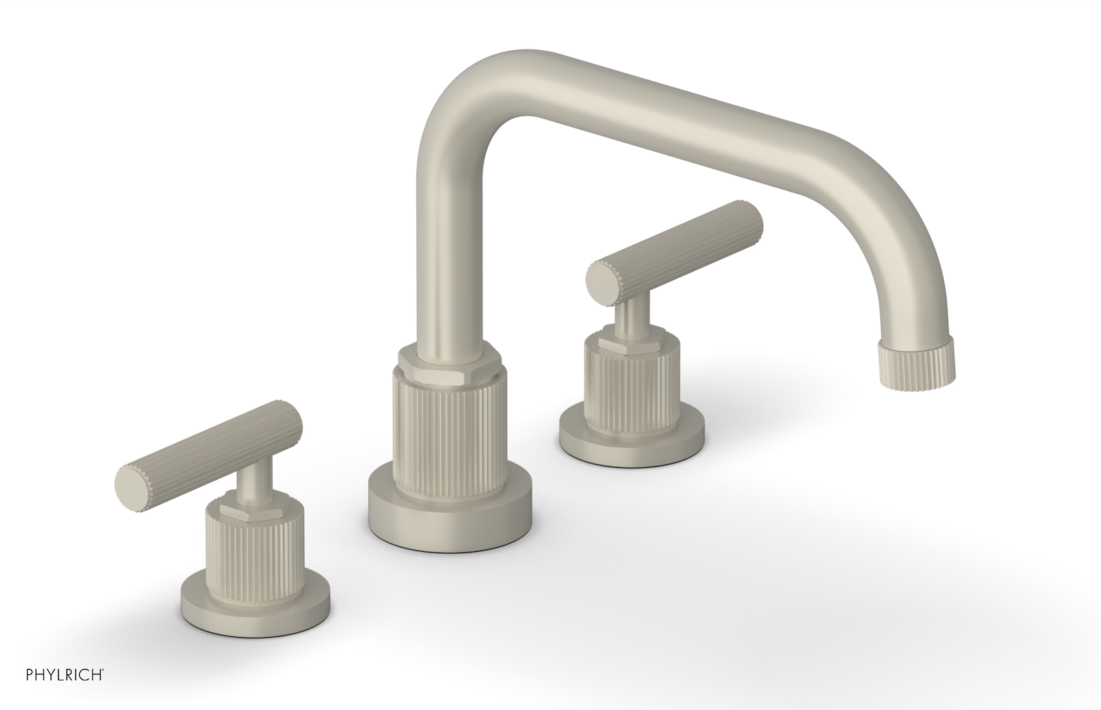 DUSTRIE - Deck Tub Set - Lever Handles - Grooved 370-43