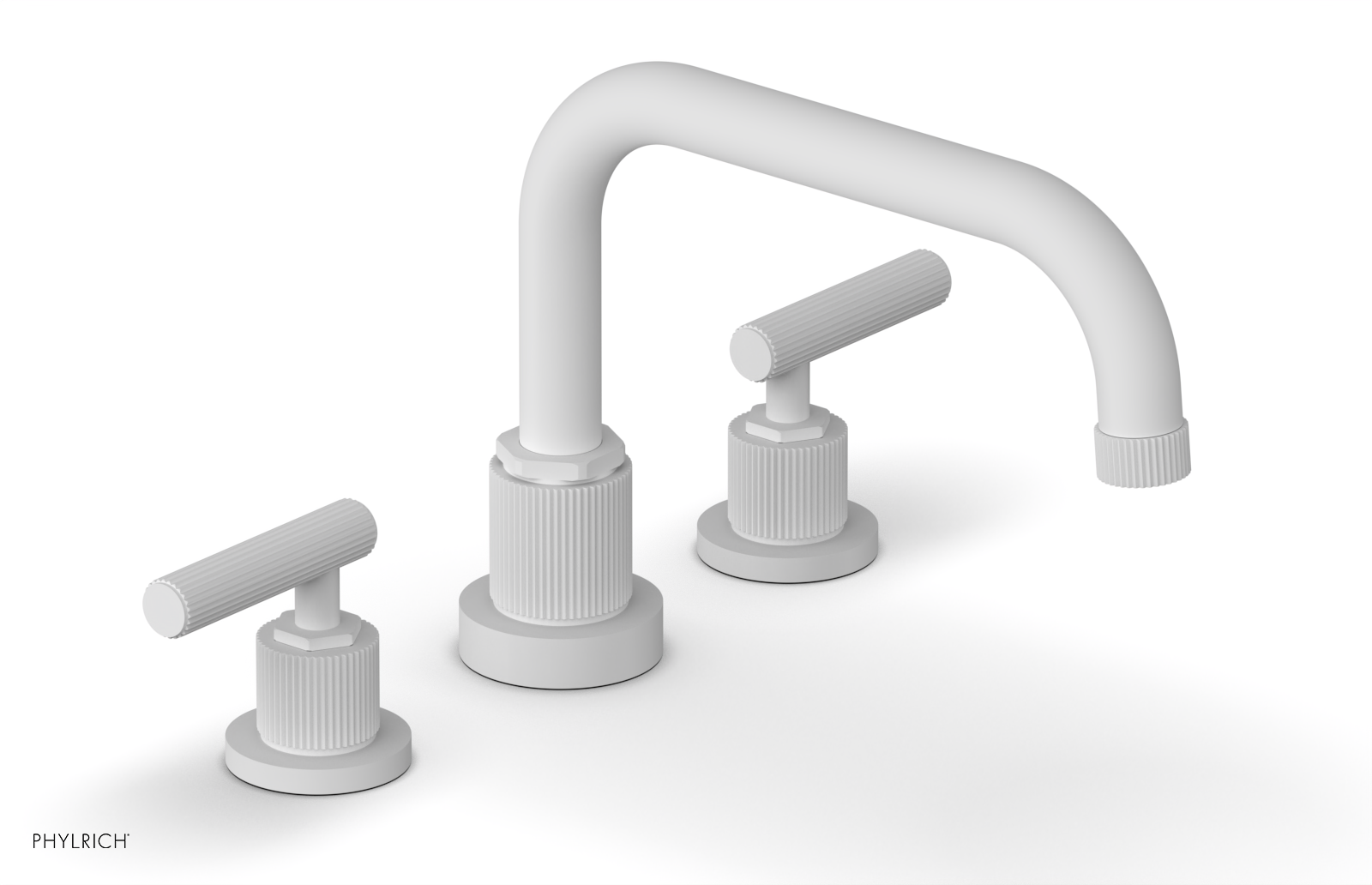 DUSTRIE - Deck Tub Set - Lever Handles - Grooved 370-43