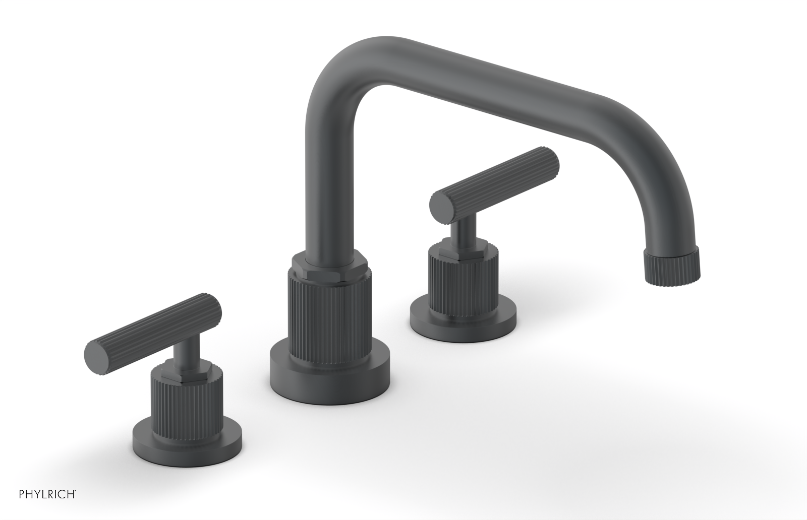 DUSTRIE - Deck Tub Set - Lever Handles - Grooved 370-43