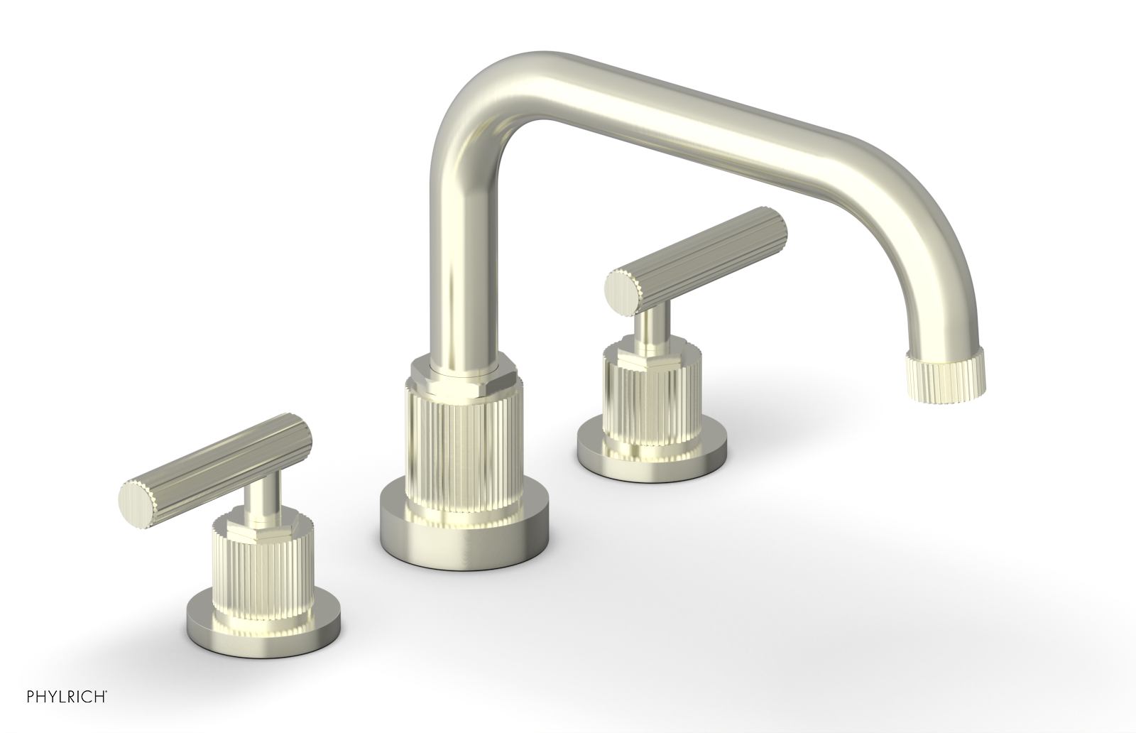 DUSTRIE - Deck Tub Set - Lever Handles - Grooved 370-43