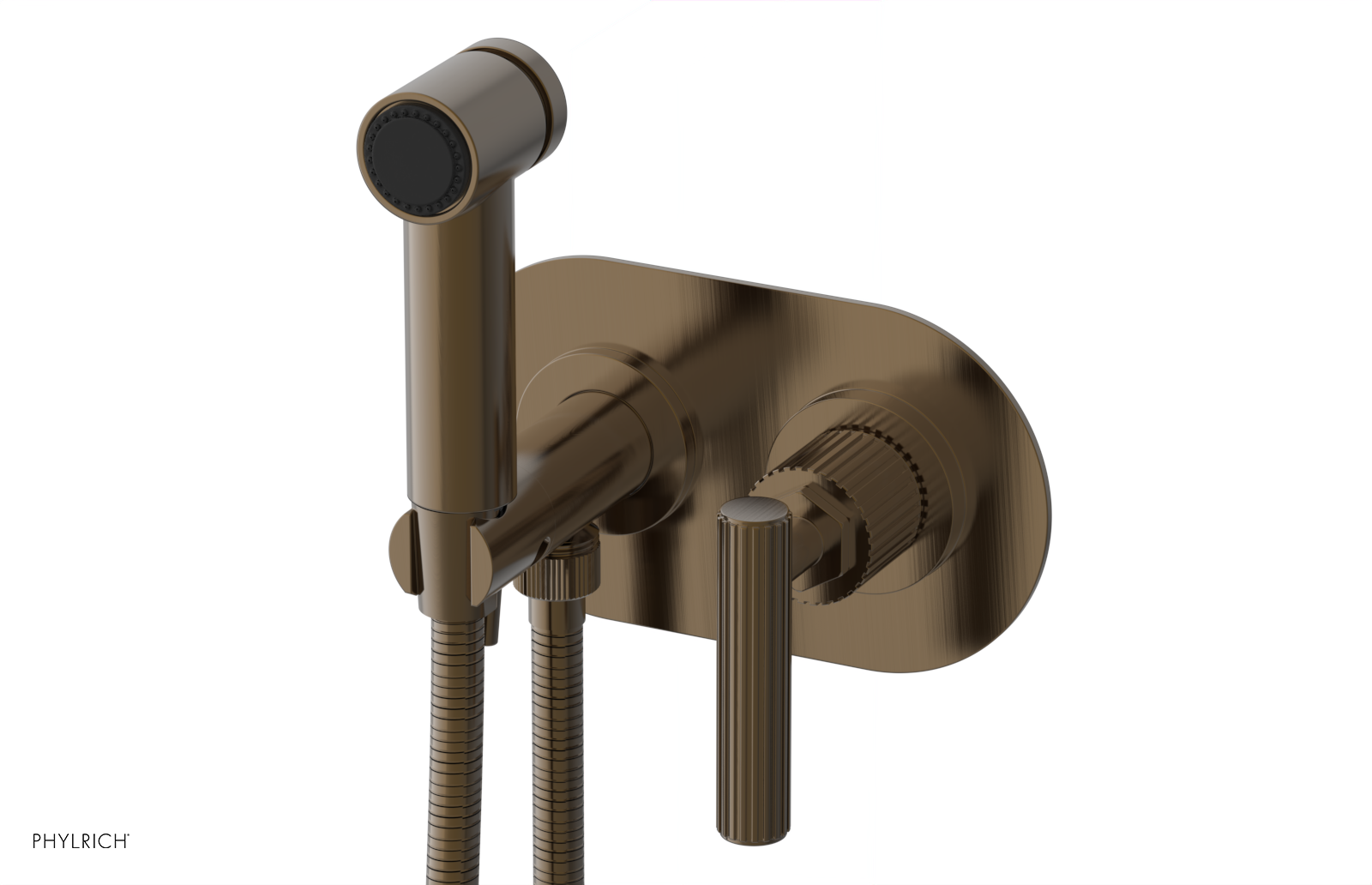 DUSTRIE - Wall Mounted Bidet - Lever Handle - Grooved 370-63