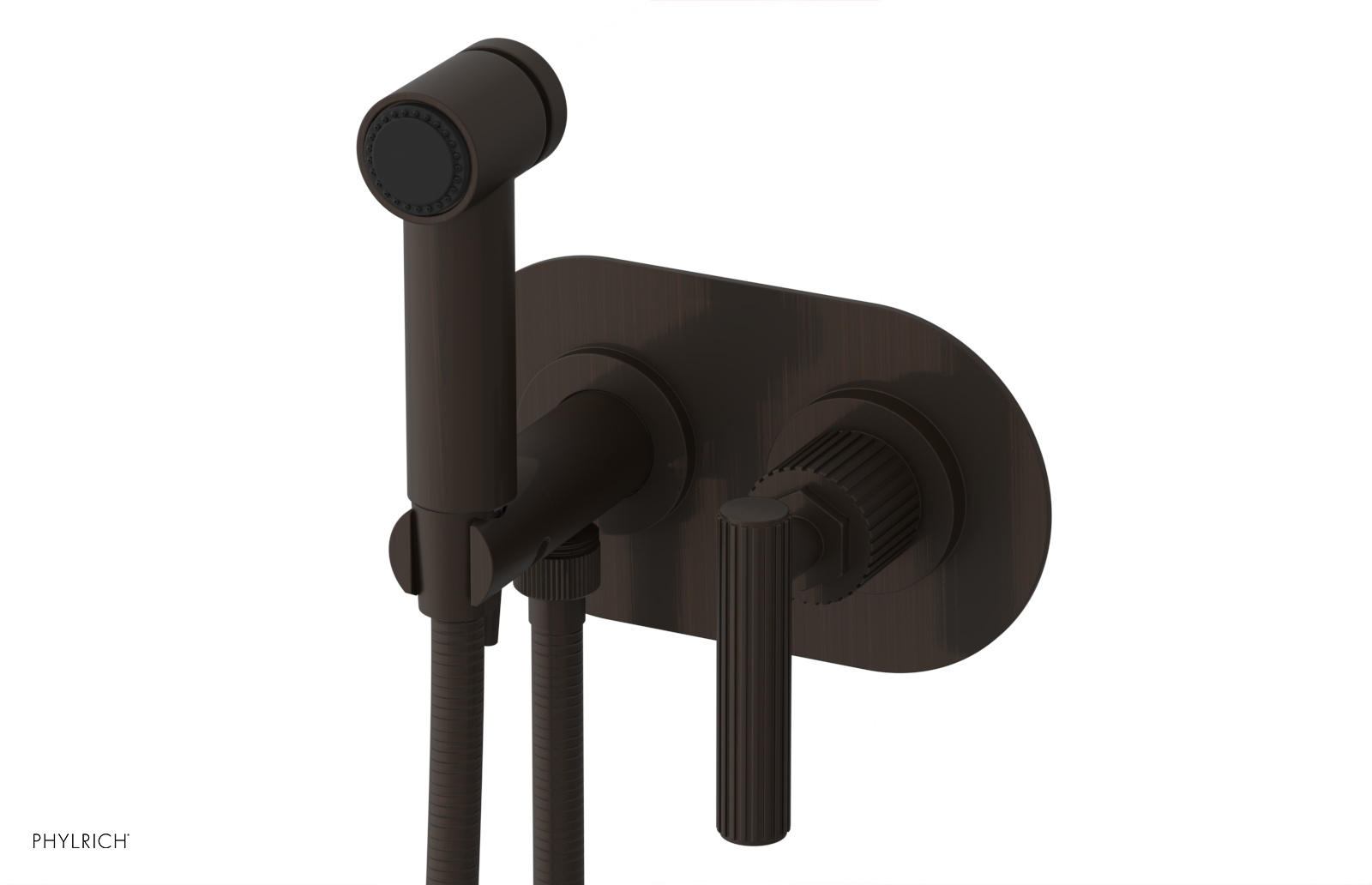 DUSTRIE - Wall Mounted Bidet - Lever Handle - Grooved 370-63