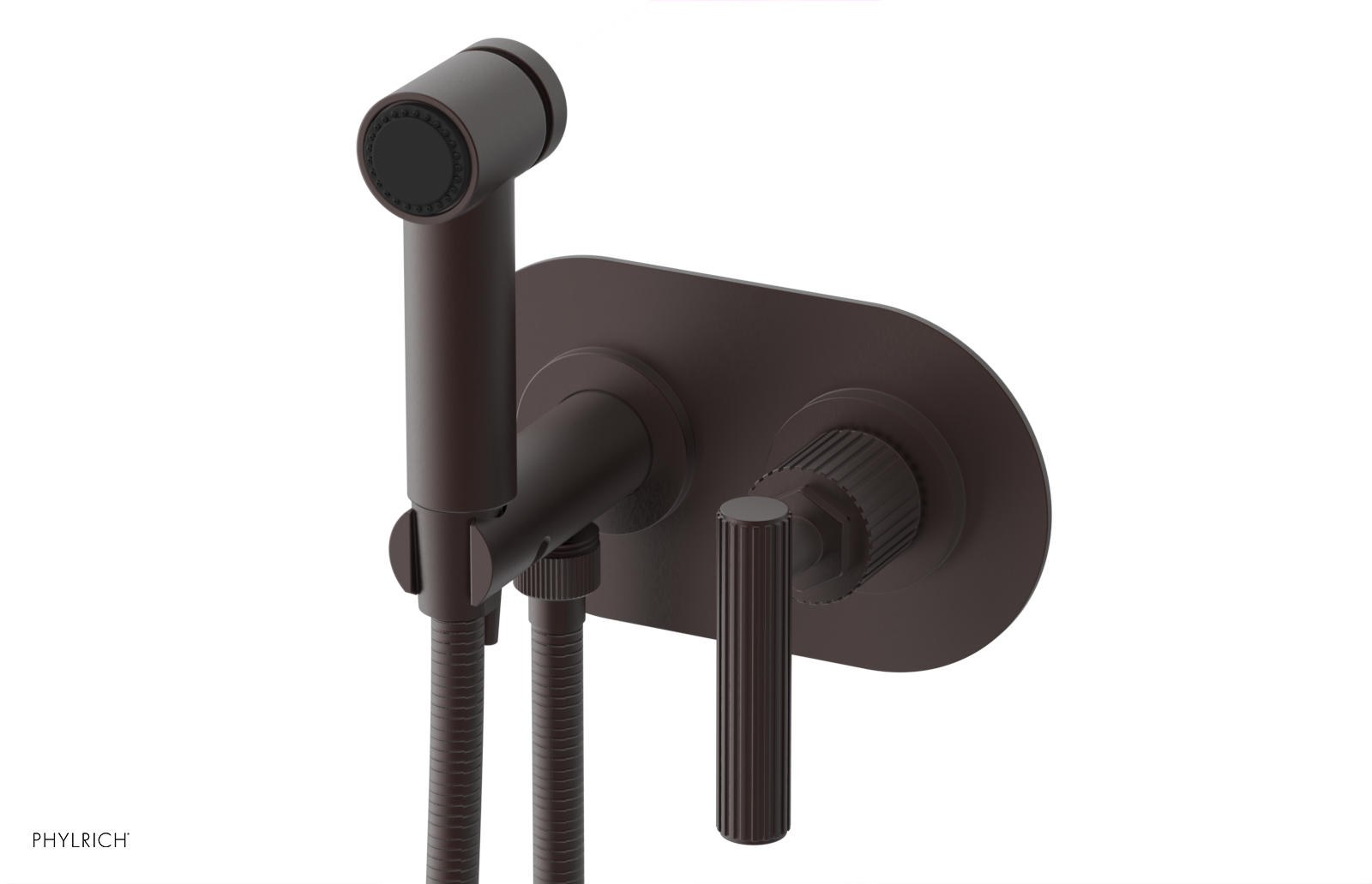 DUSTRIE - Wall Mounted Bidet - Lever Handle - Grooved 370-63