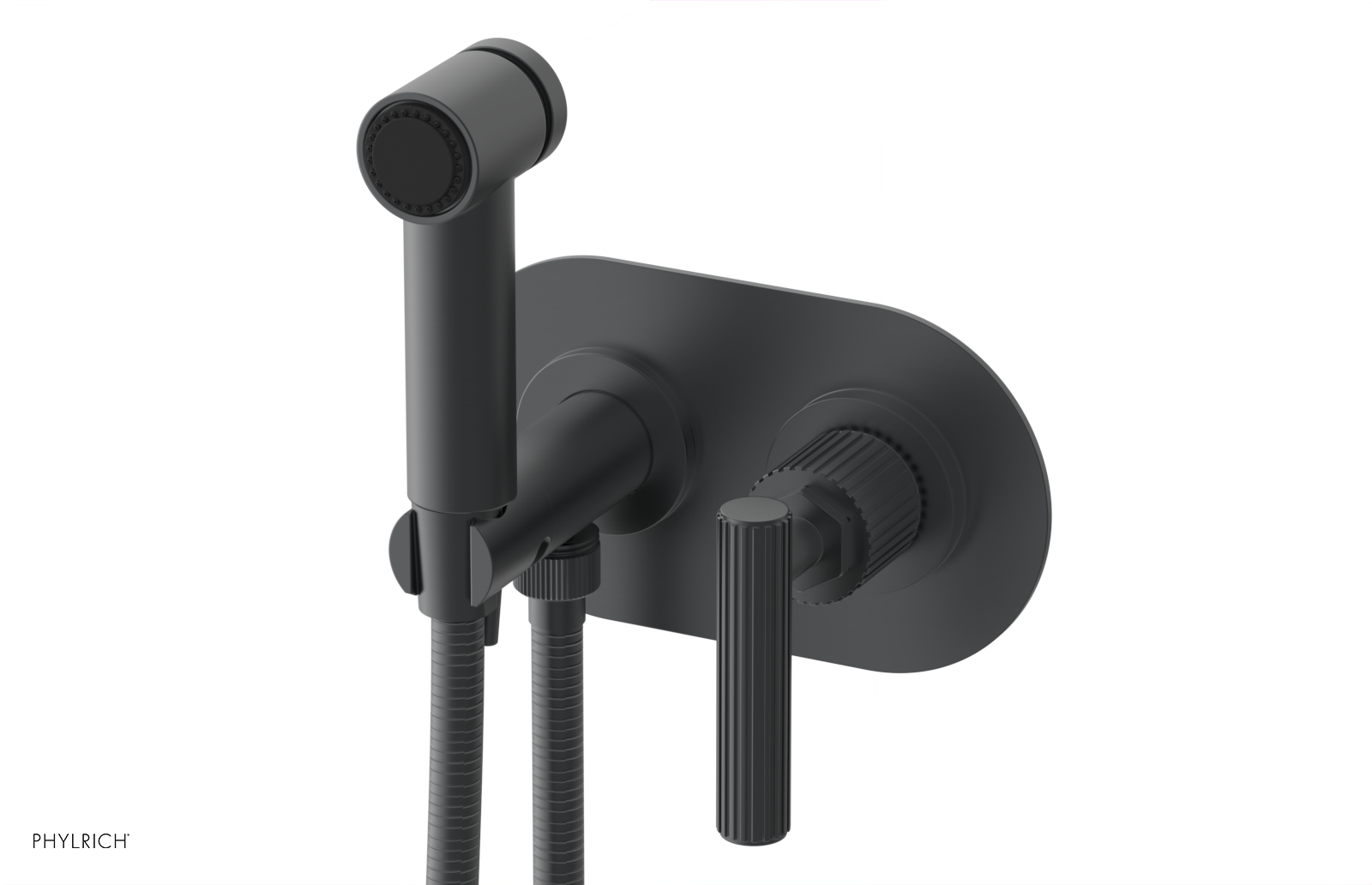 DUSTRIE - Wall Mounted Bidet - Lever Handle - Grooved 370-63