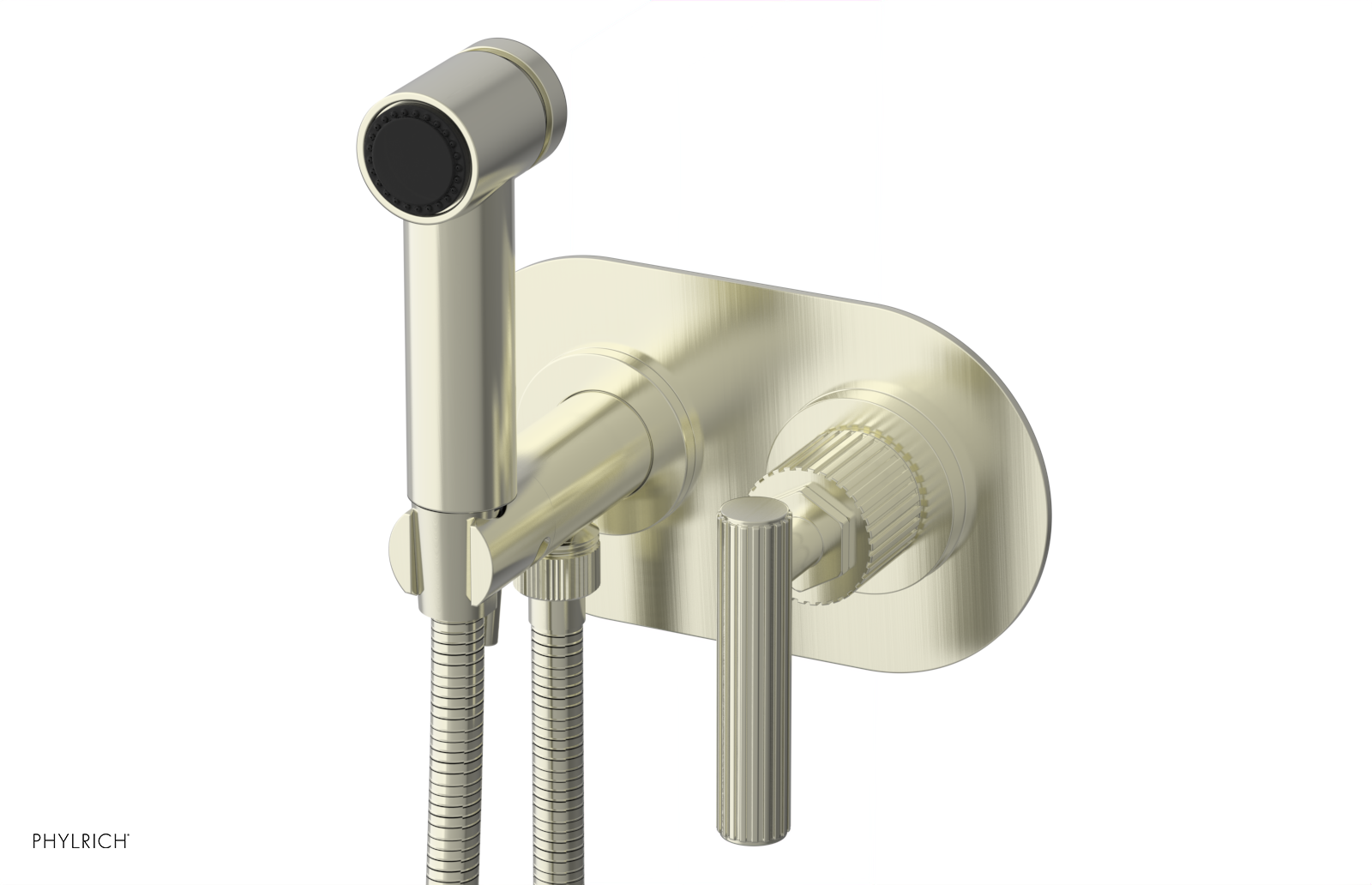 DUSTRIE - Wall Mounted Bidet - Lever Handle - Grooved 370-63