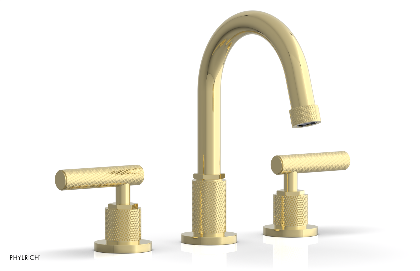 DUSTRIE Widespread Faucet - Lever Handle - Knurled 371-02