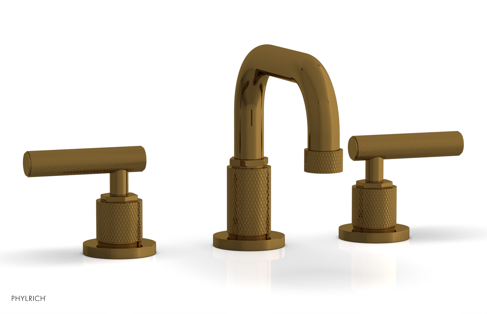 DUSTRIE Widespread Faucet - Lever Handle - Knurled 371-04