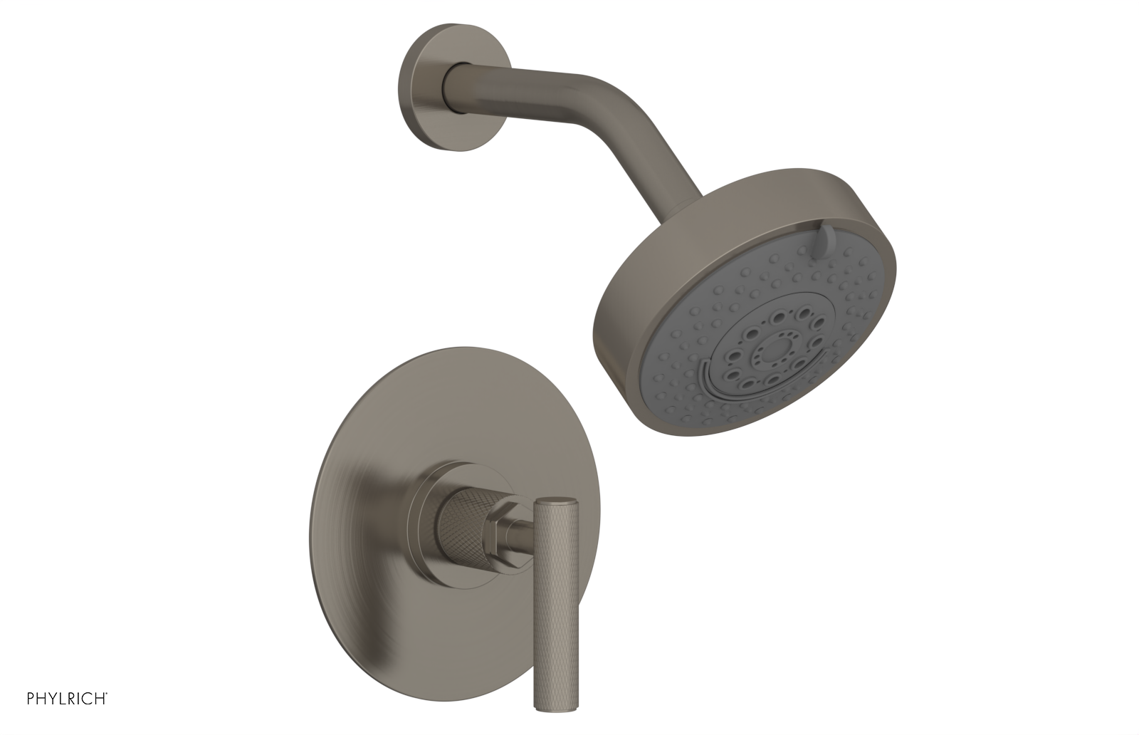 DUSTRIE - Pressure Balance Shower Set - Lever Handle - Knurled 371-22