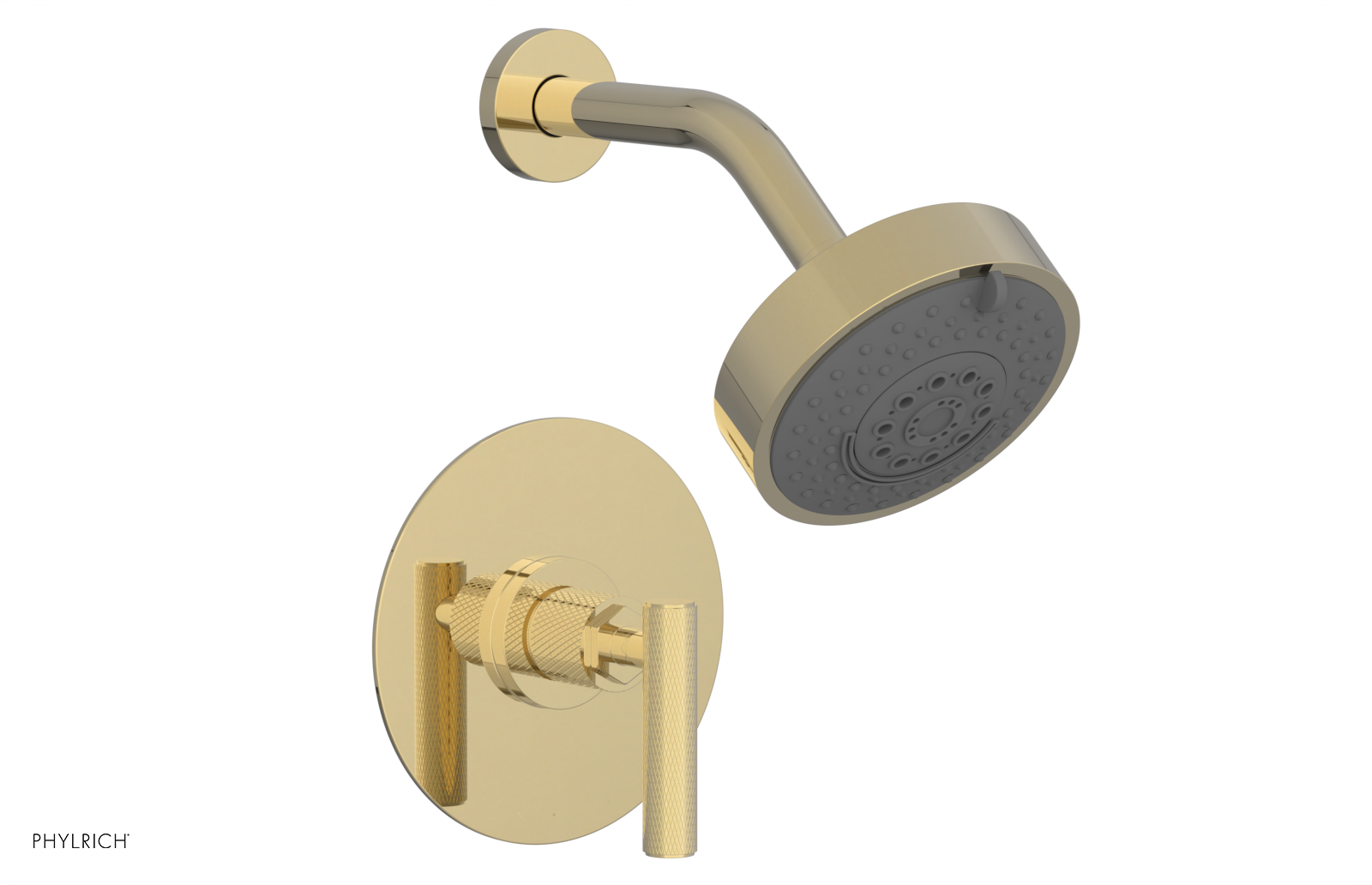 DUSTRIE - Pressure Balance Shower Set - Lever Handle - Knurled 371-22