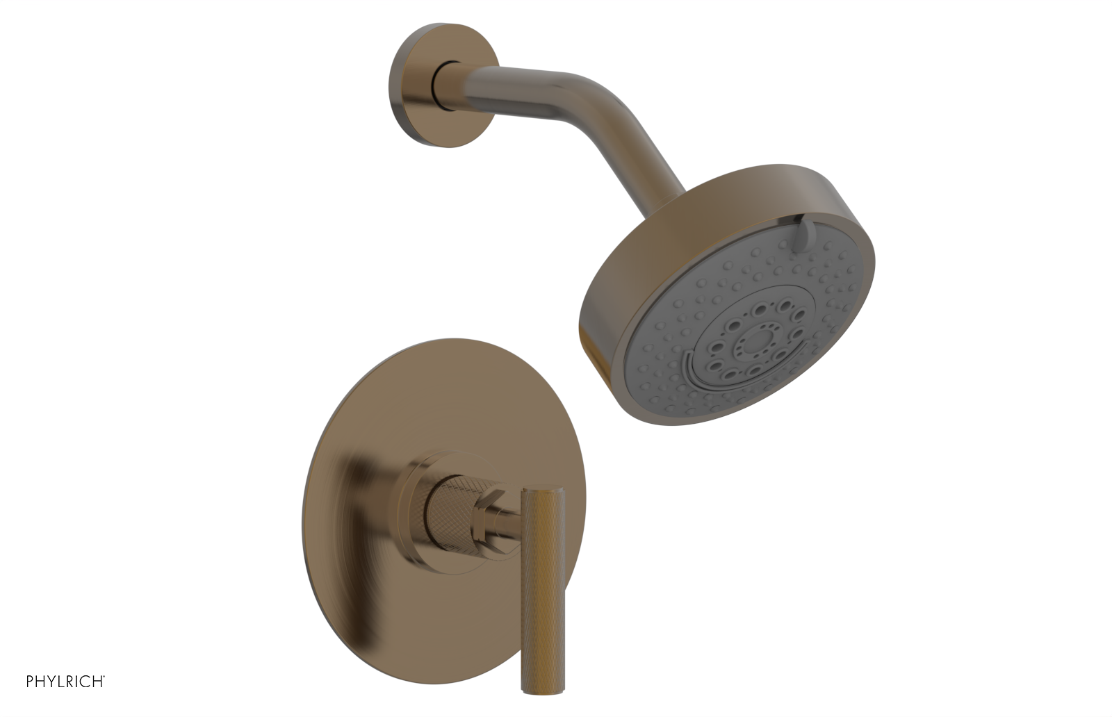 DUSTRIE - Pressure Balance Shower Set - Lever Handle - Knurled 371-22