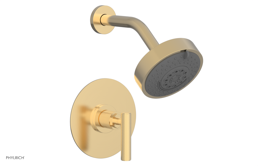 DUSTRIE - Pressure Balance Shower Set - Lever Handle - Knurled 371-22