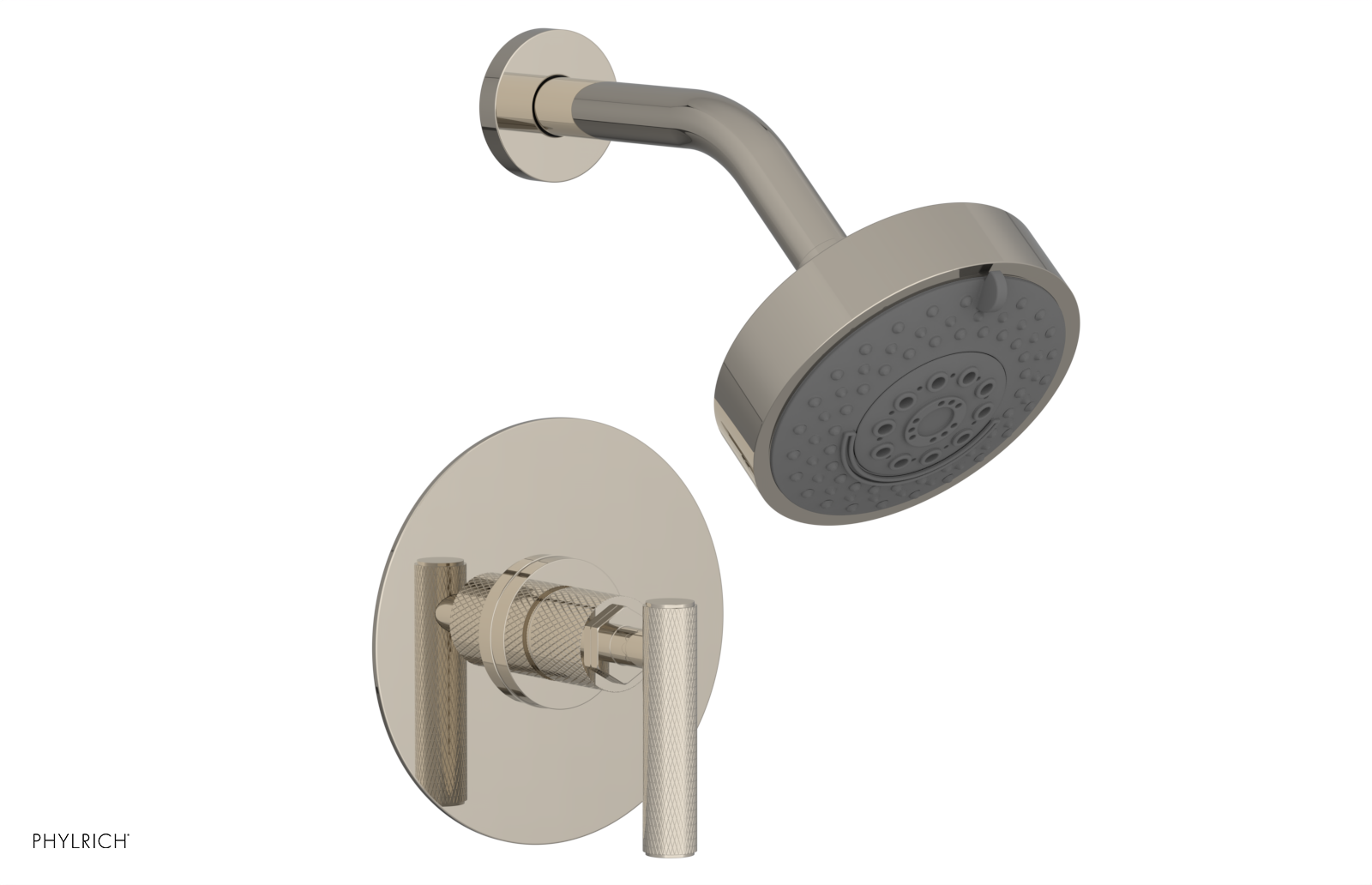 DUSTRIE - Pressure Balance Shower Set - Lever Handle - Knurled 371-22