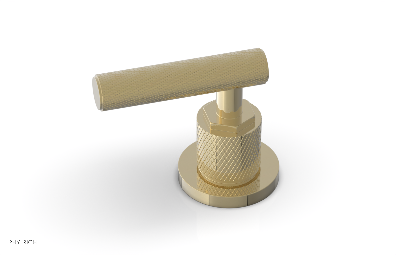 DUSTRIE - Volume Control/Diverter Trim - Lever Handle - Knurled 371-36