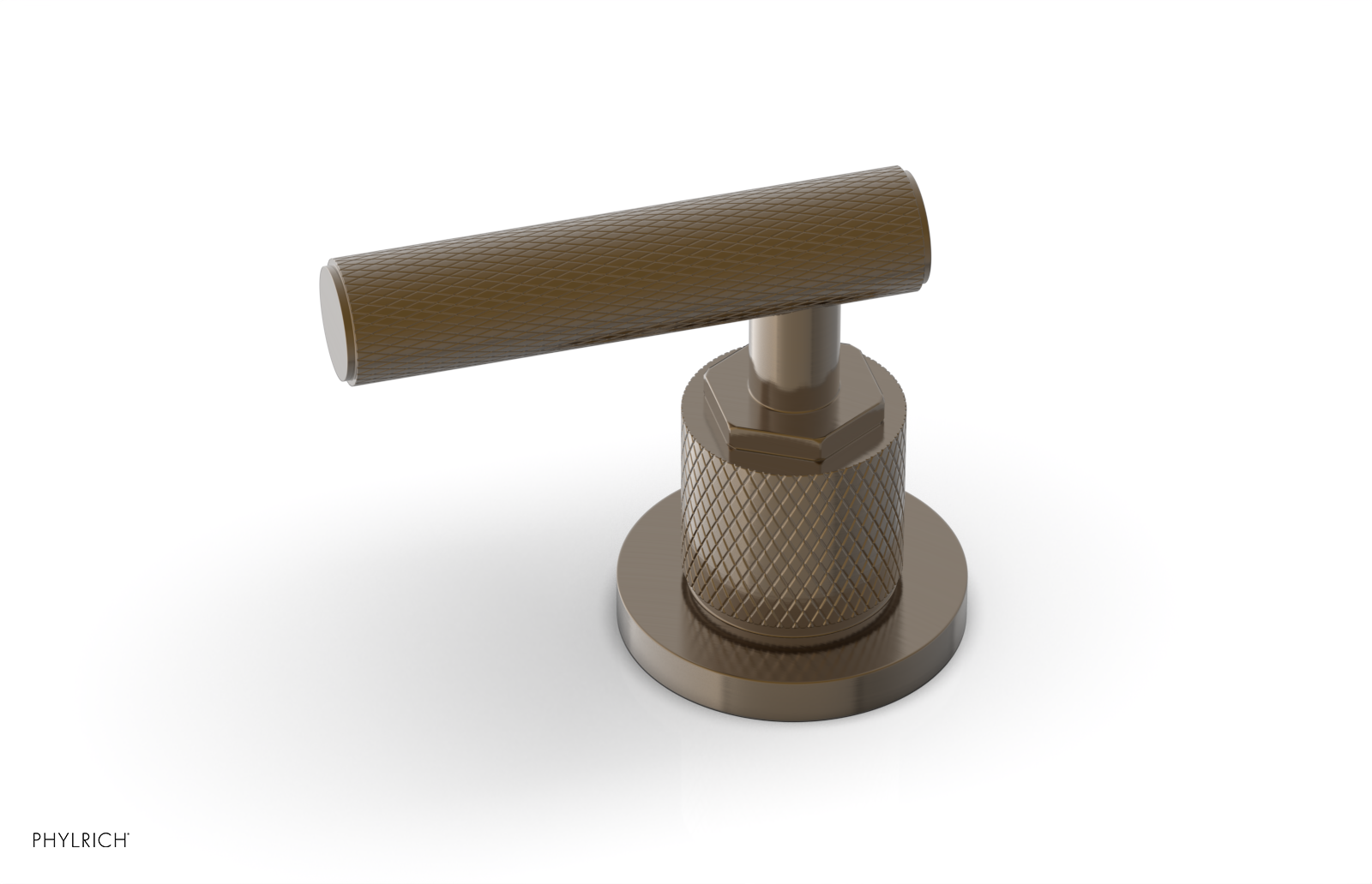 DUSTRIE - Volume Control/Diverter Trim - Lever Handle - Knurled 371-36