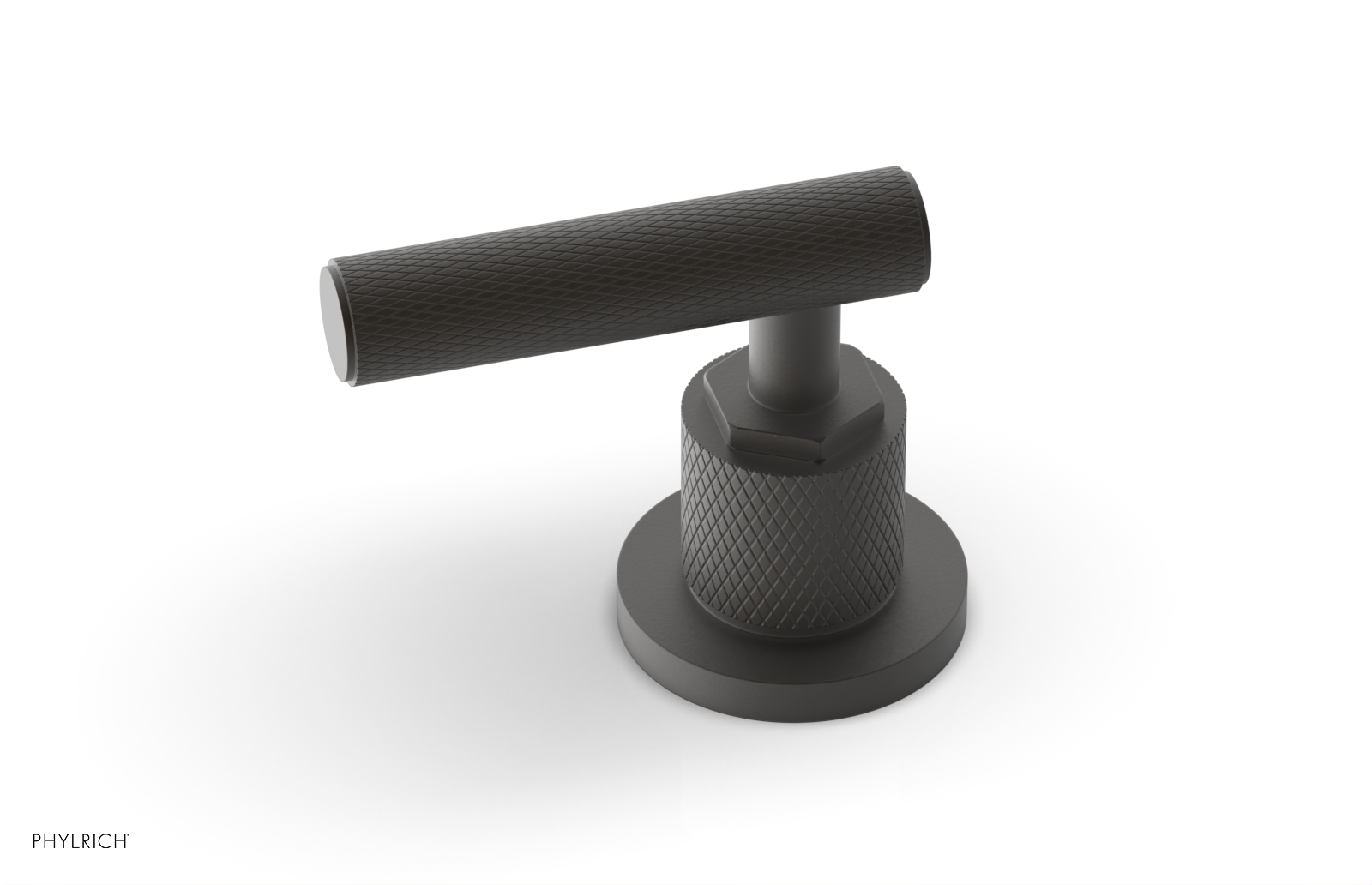 DUSTRIE - Volume Control/Diverter Trim - Lever Handle - Knurled 371-36