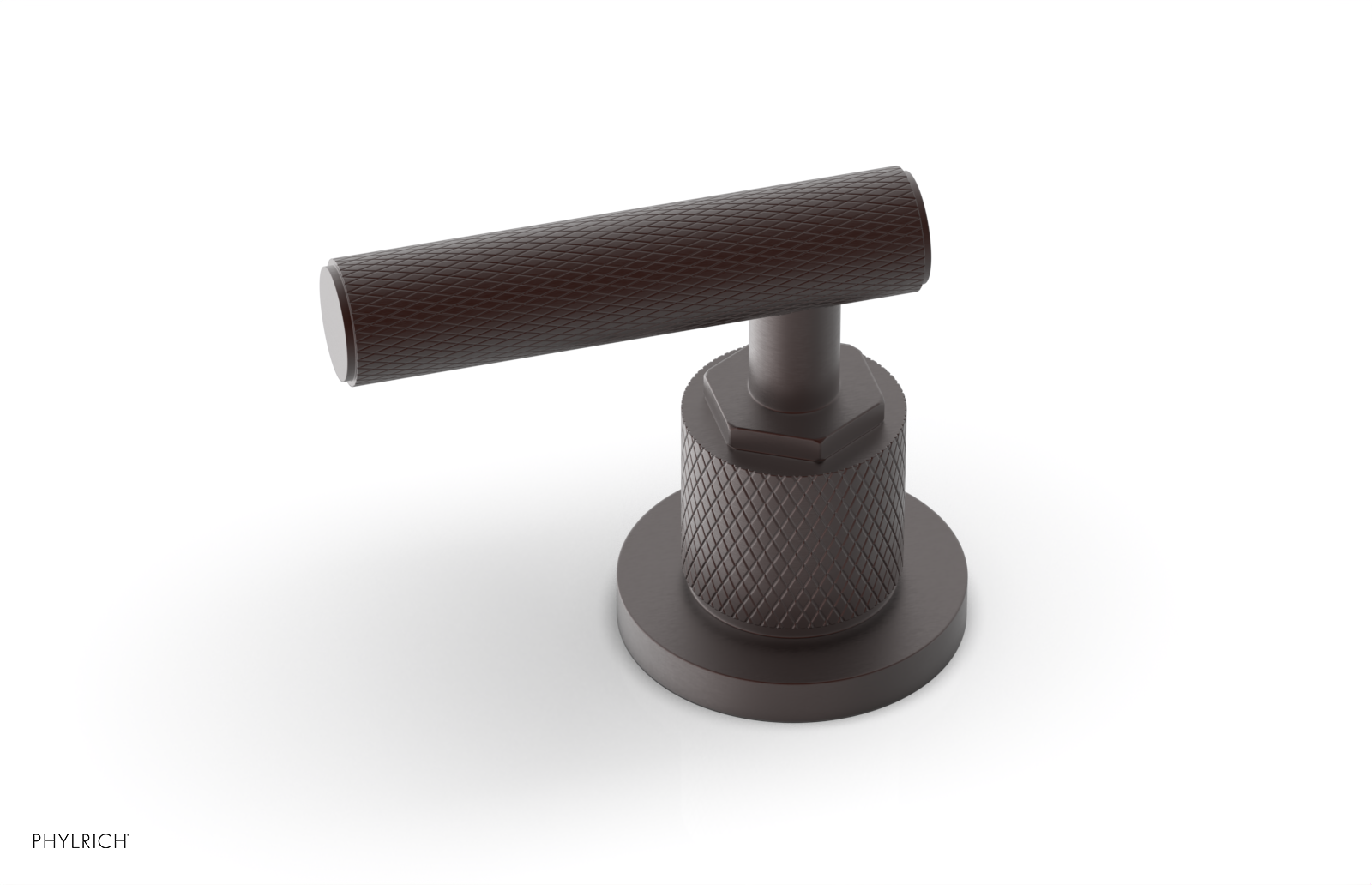 DUSTRIE - Volume Control/Diverter Trim - Lever Handle - Knurled 371-36