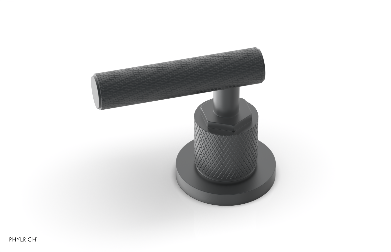 DUSTRIE - Volume Control/Diverter Trim - Lever Handle - Knurled 371-36