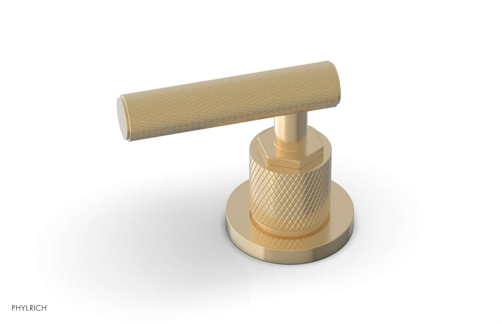 DUSTRIE - Volume Control/Diverter Trim - Lever Handle - Knurled 371-36