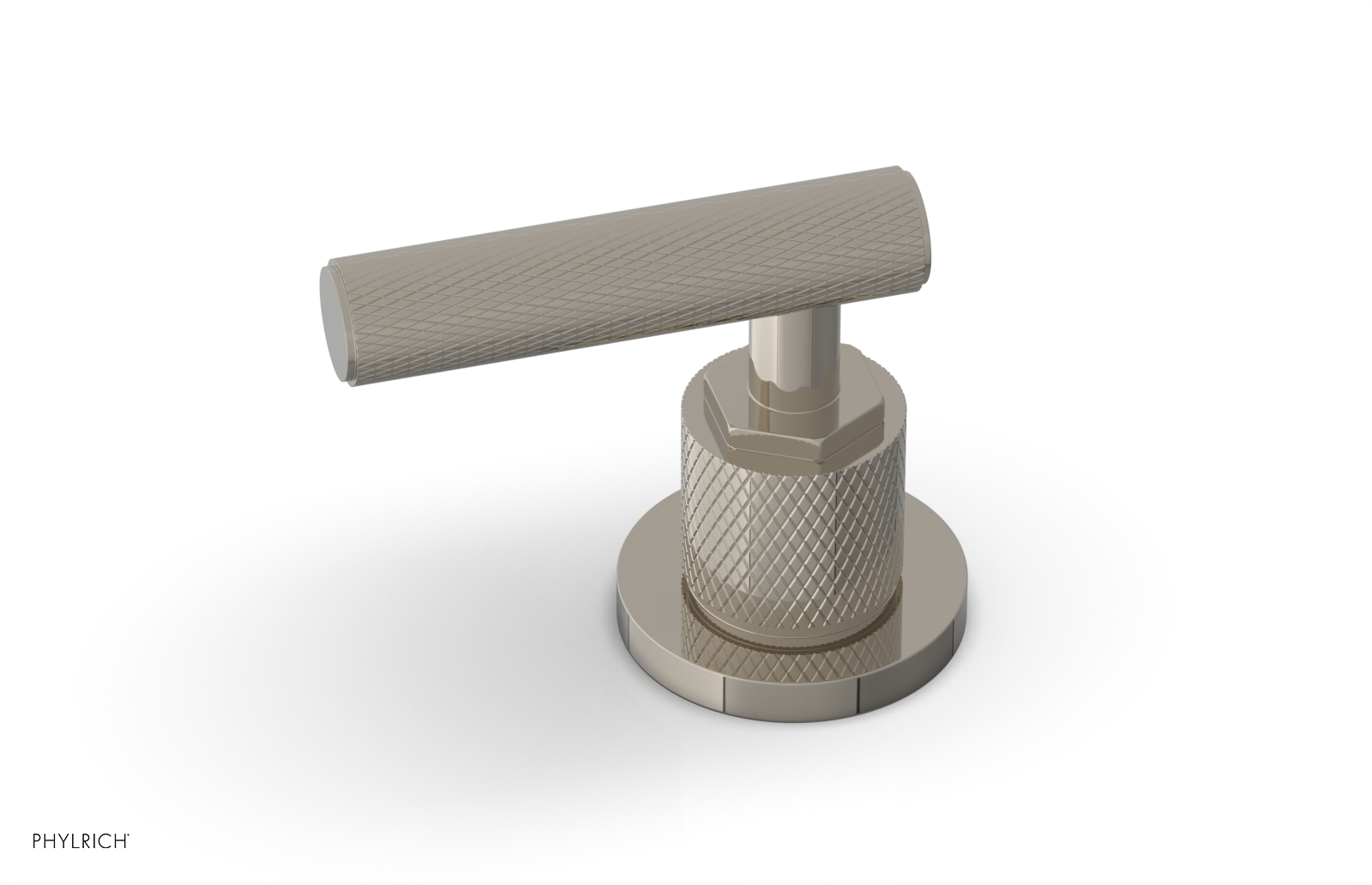 DUSTRIE - Volume Control/Diverter Trim - Lever Handle - Knurled 371-36