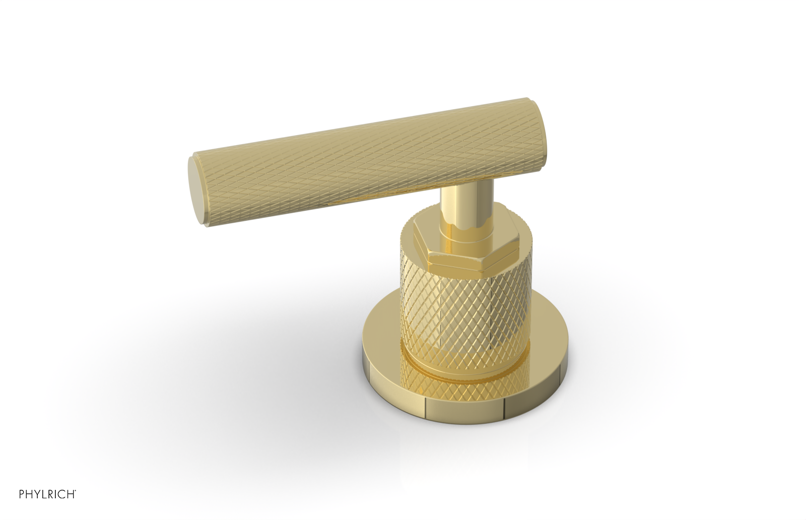 DUSTRIE - Volume Control/Diverter Trim - Lever Handle - Knurled 371-36