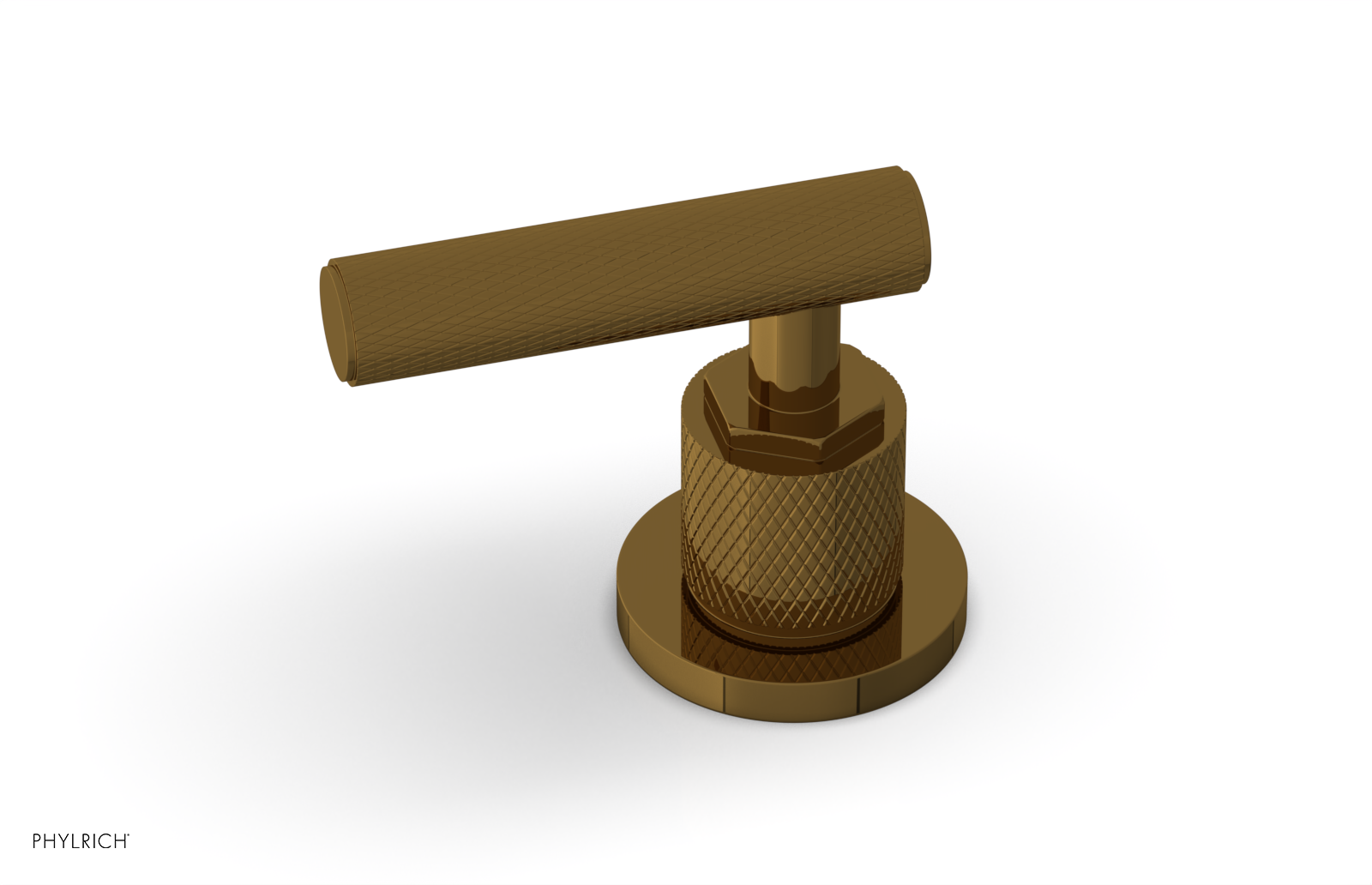 DUSTRIE - Volume Control/Diverter Trim - Lever Handle - Knurled 371-36