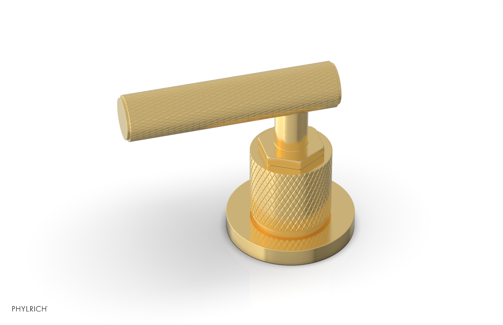 DUSTRIE - Volume Control/Diverter Trim - Lever Handle - Knurled 371-36