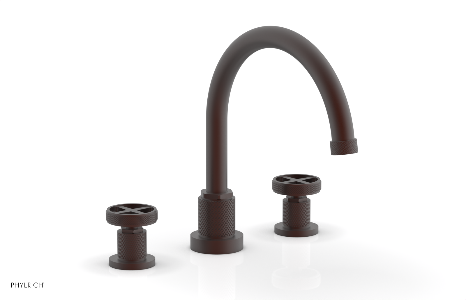 DUSTRIE - Deck Tub Set - Cross Handles - Knurled 371-40