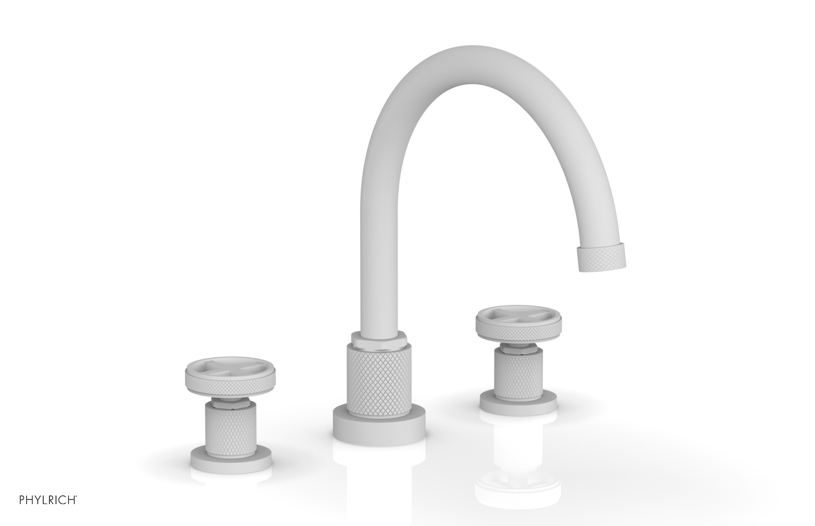 DUSTRIE - Deck Tub Set - Cross Handles - Knurled 371-40