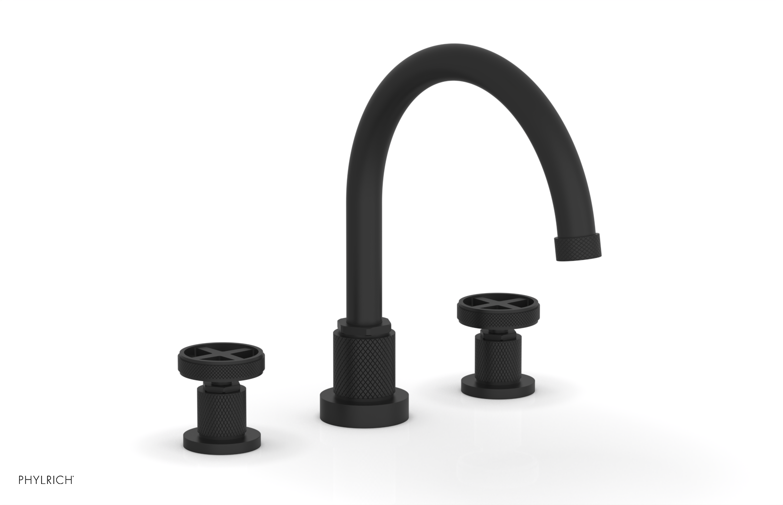 DUSTRIE - Deck Tub Set - Cross Handles - Knurled 371-40