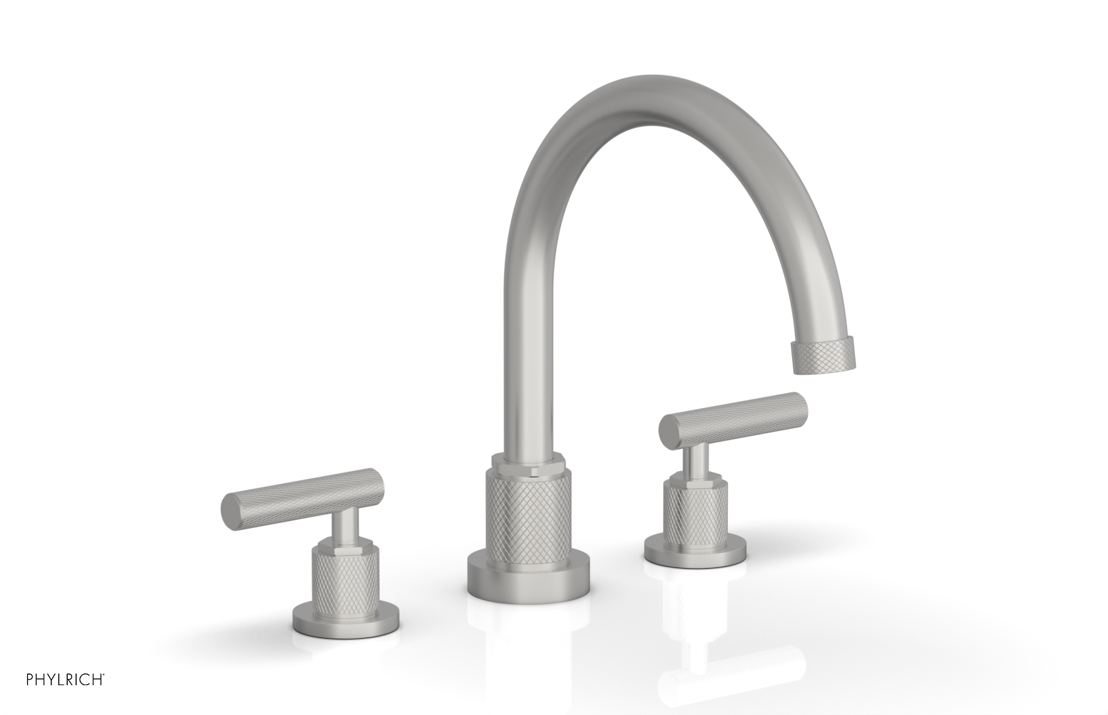 DUSTRIE - Deck Tub Set - Lever Handles - Knurled 371-41